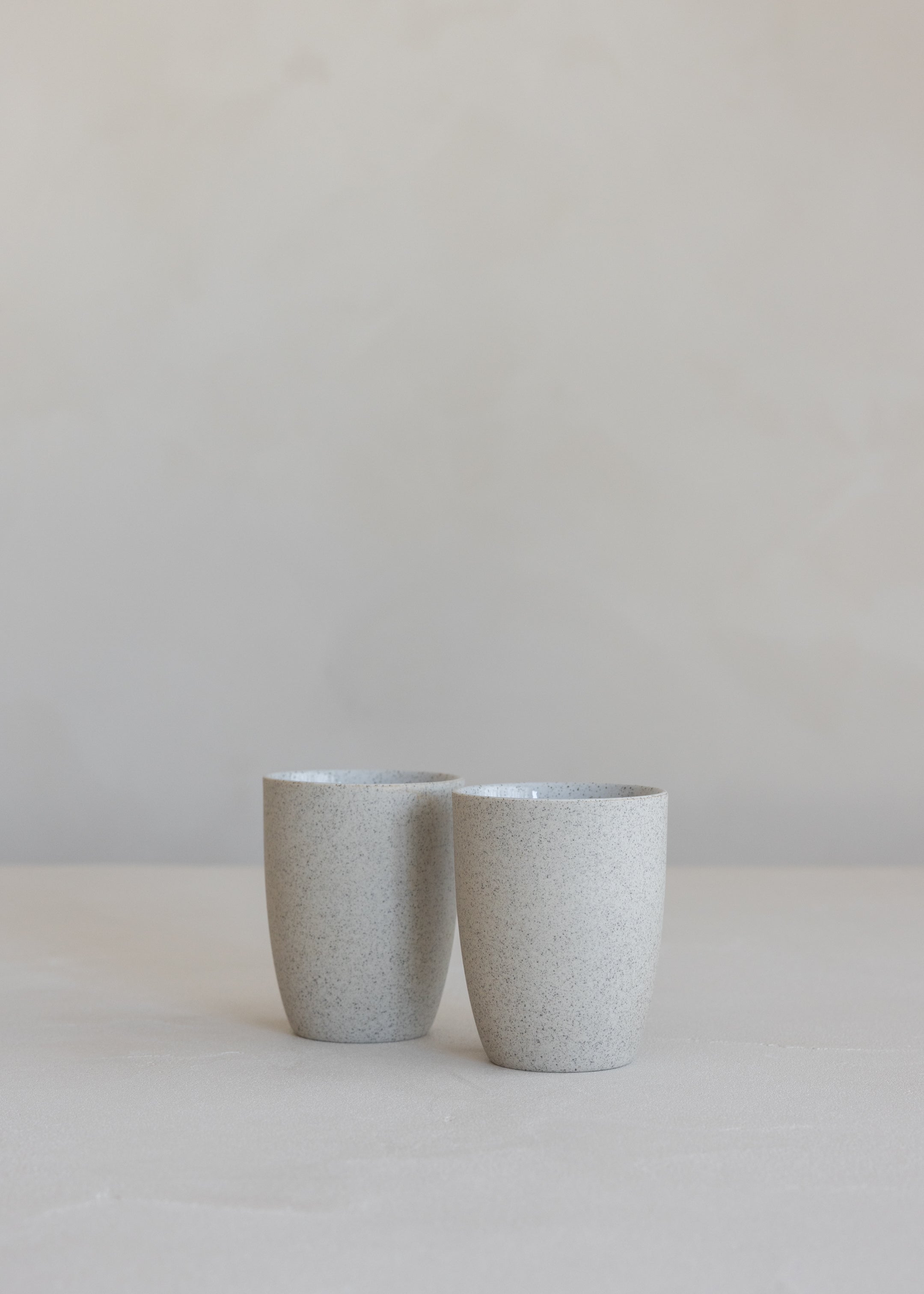 Granite Latte Cups 2 Pack / White Granite