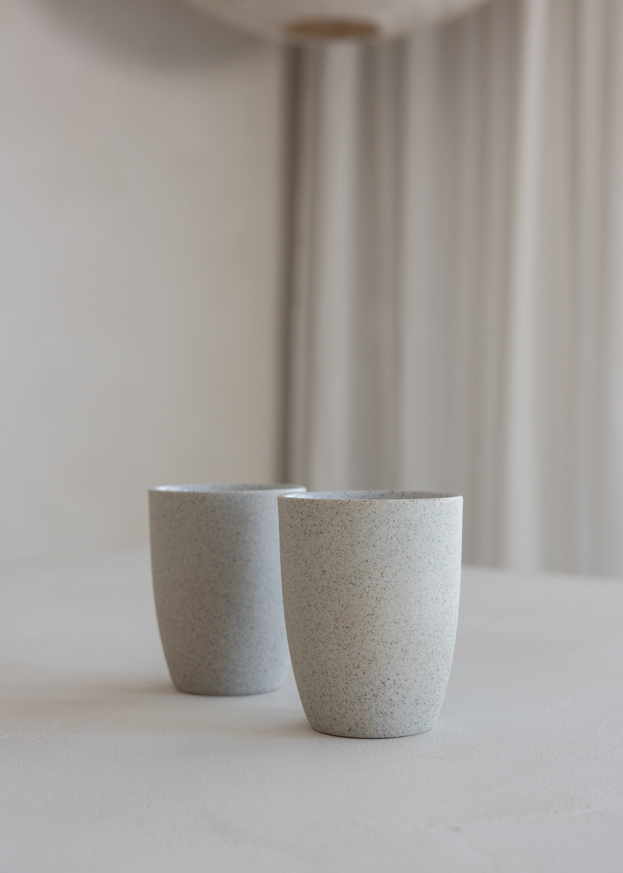 Granite Latte Cups 2 Pack / White Granite