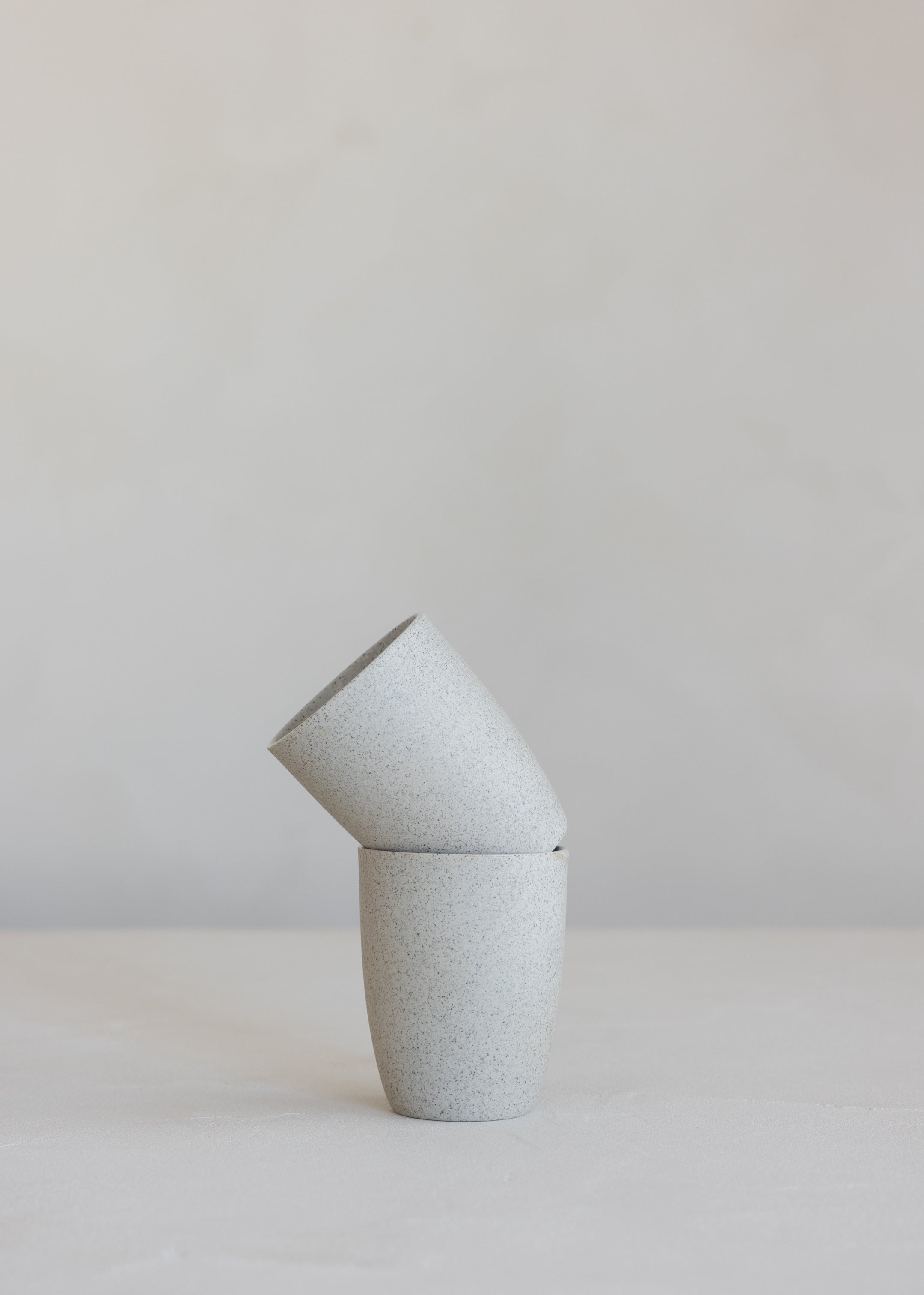 Granite Latte Cups 2 Pack / White Granite