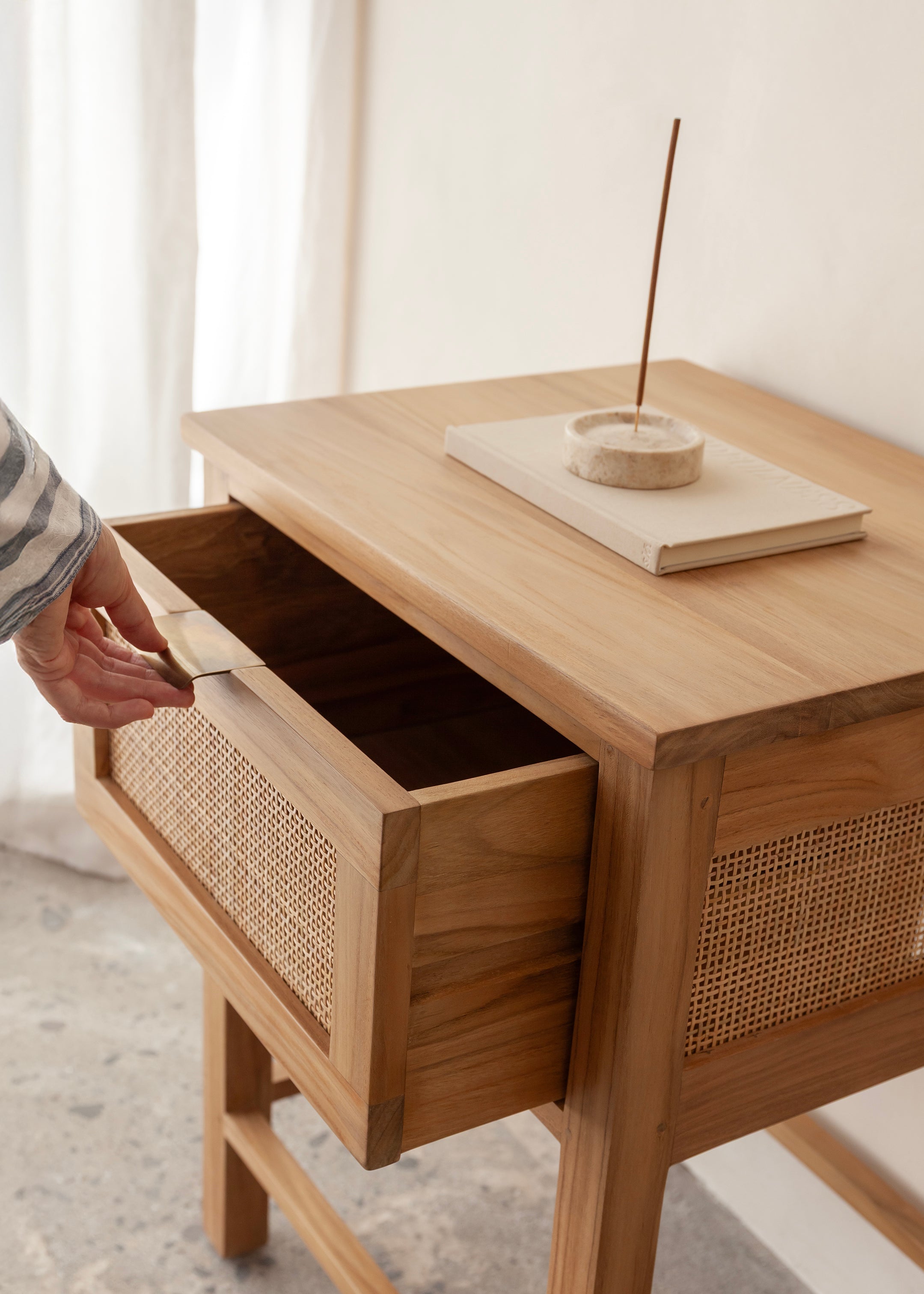 Alba Teak Bedside / Natural