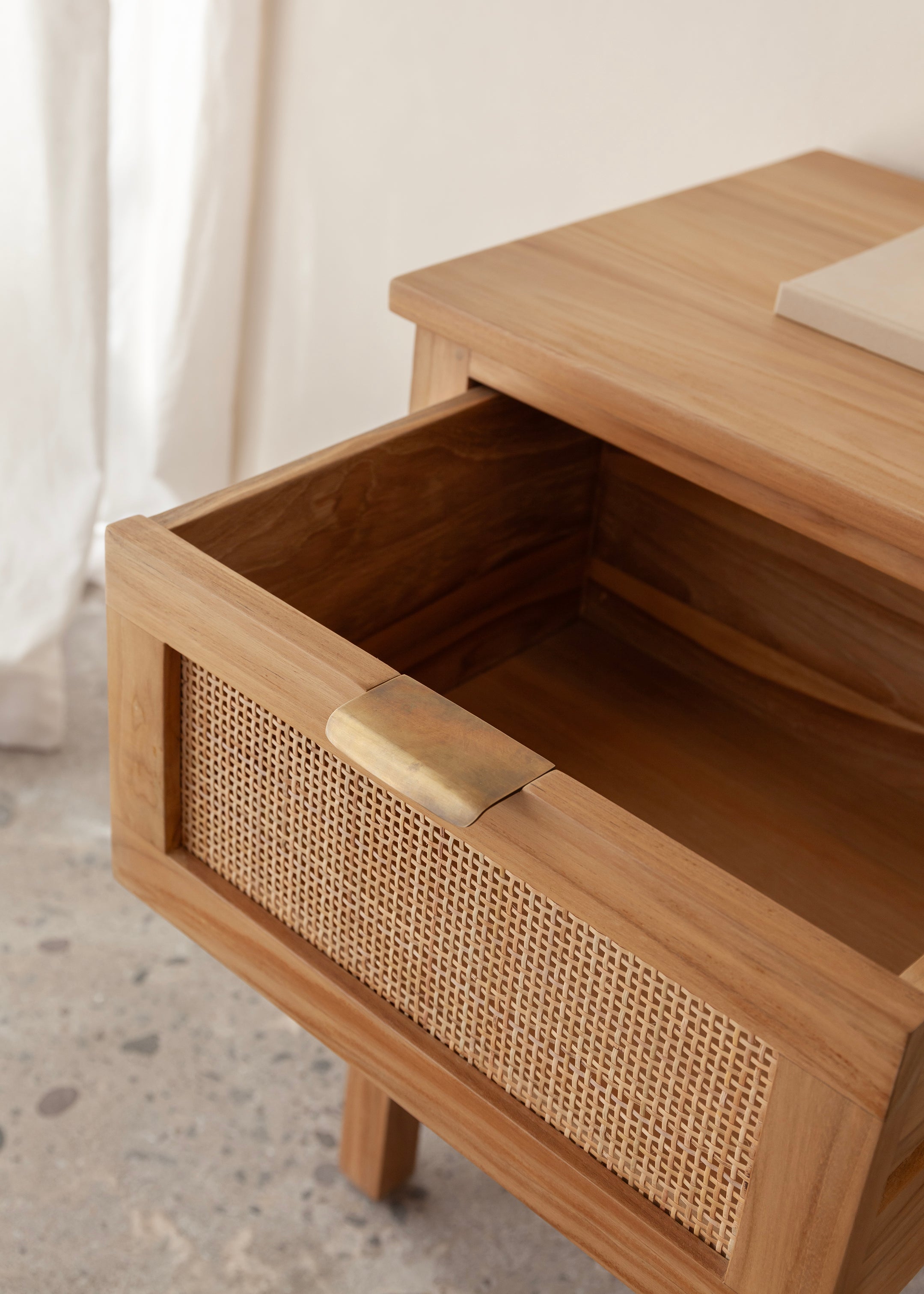 Alba Teak Bedside / Natural