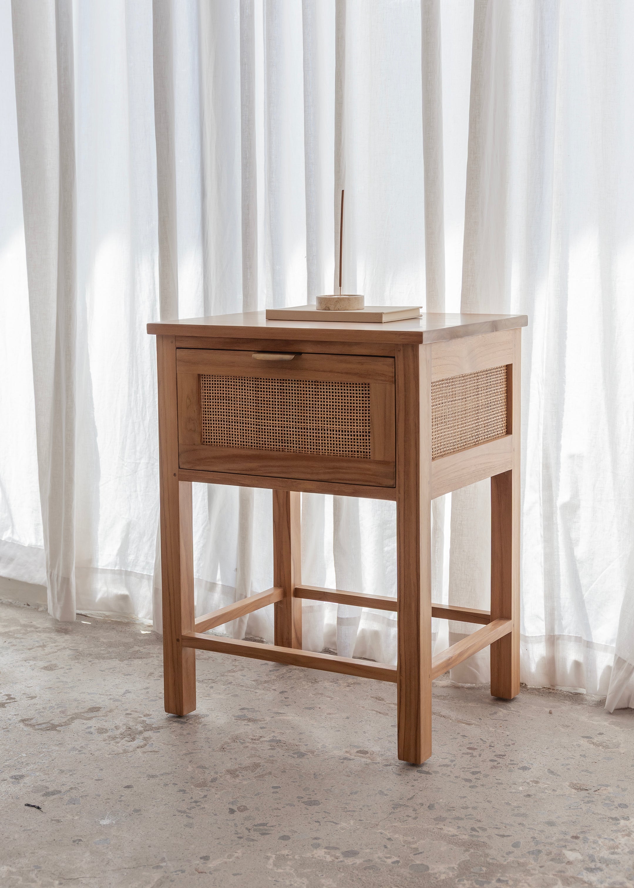 Alba Teak Bedside / Natural