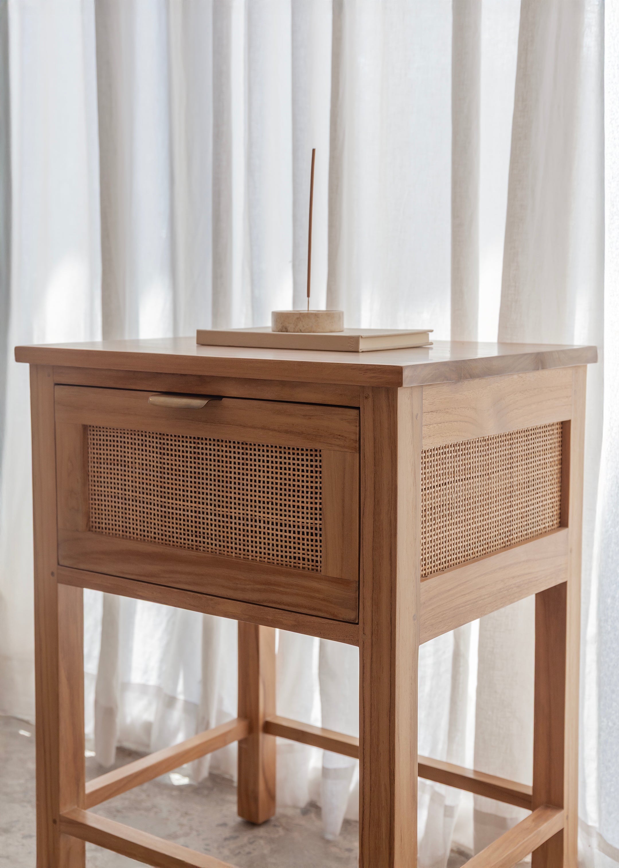 Alba Teak Bedside / Natural