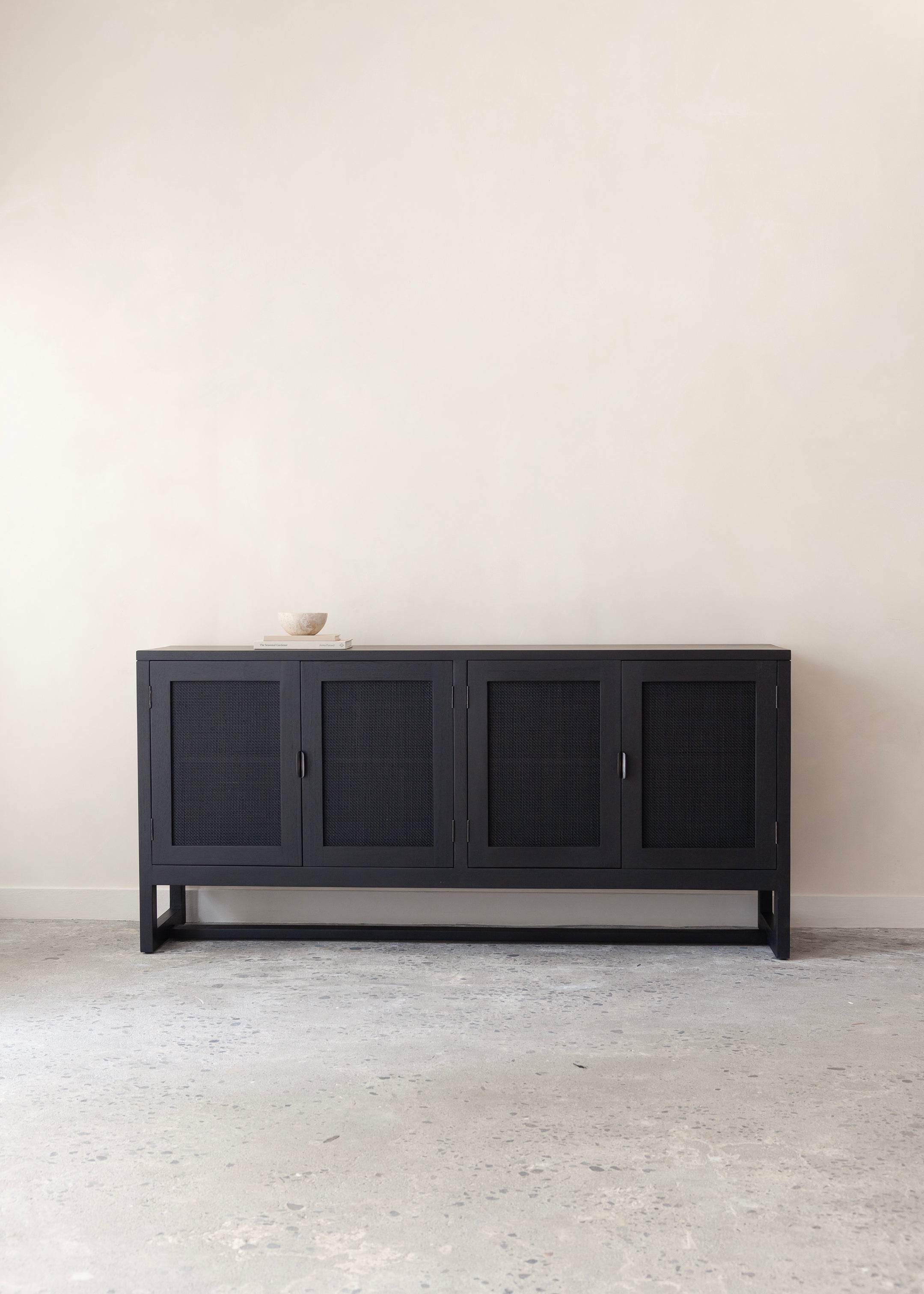 Alba Teak Sideboard / Black