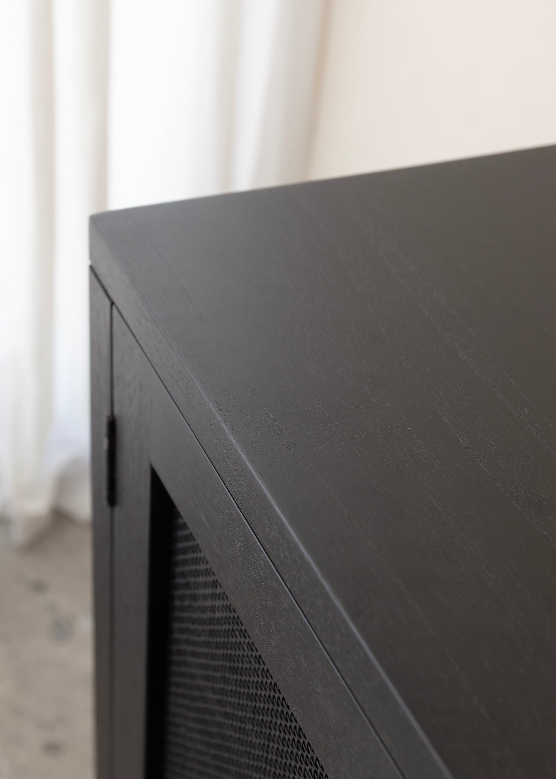 Alba Teak Sideboard / Black