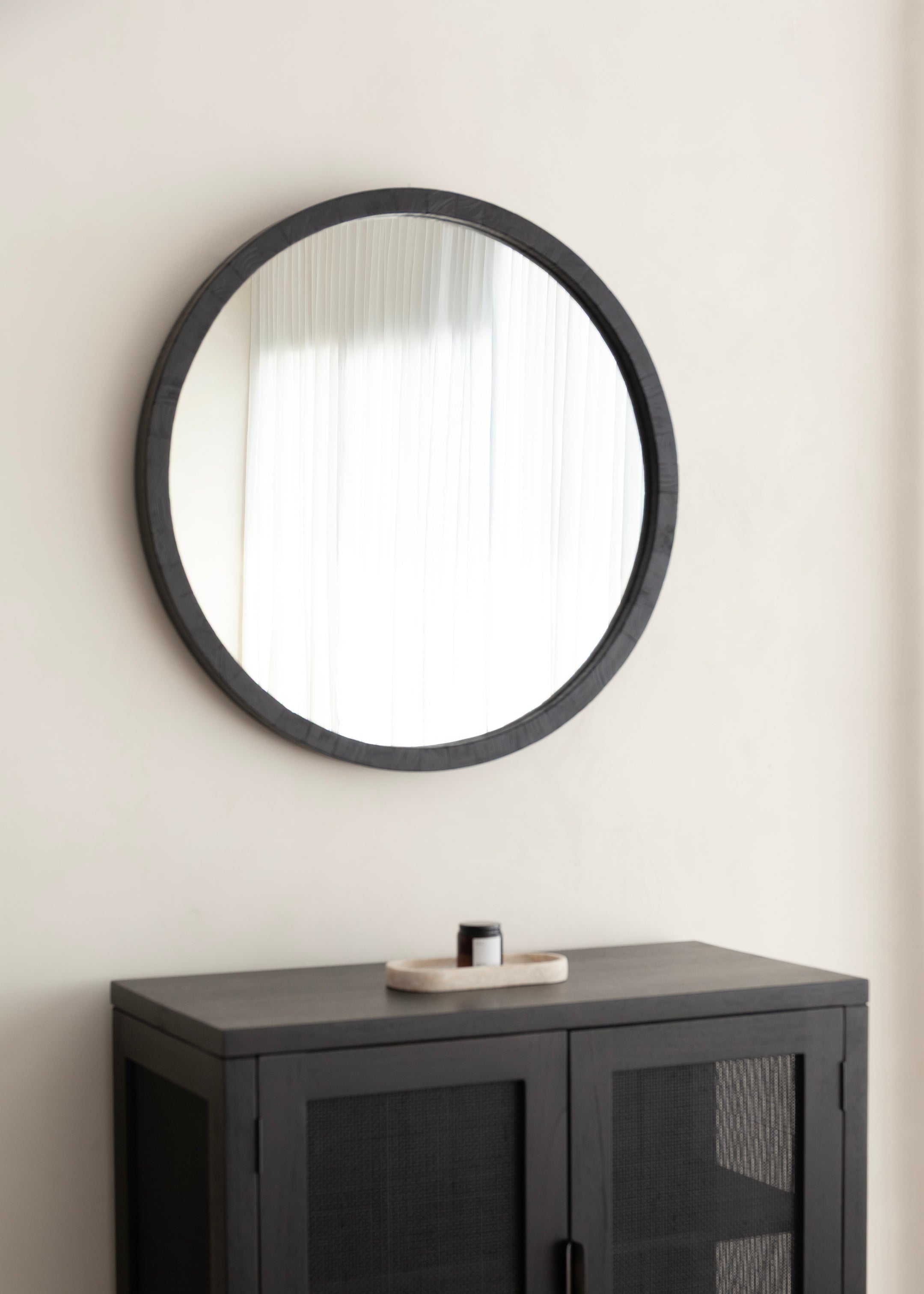 Aura Wall Mirror / Black