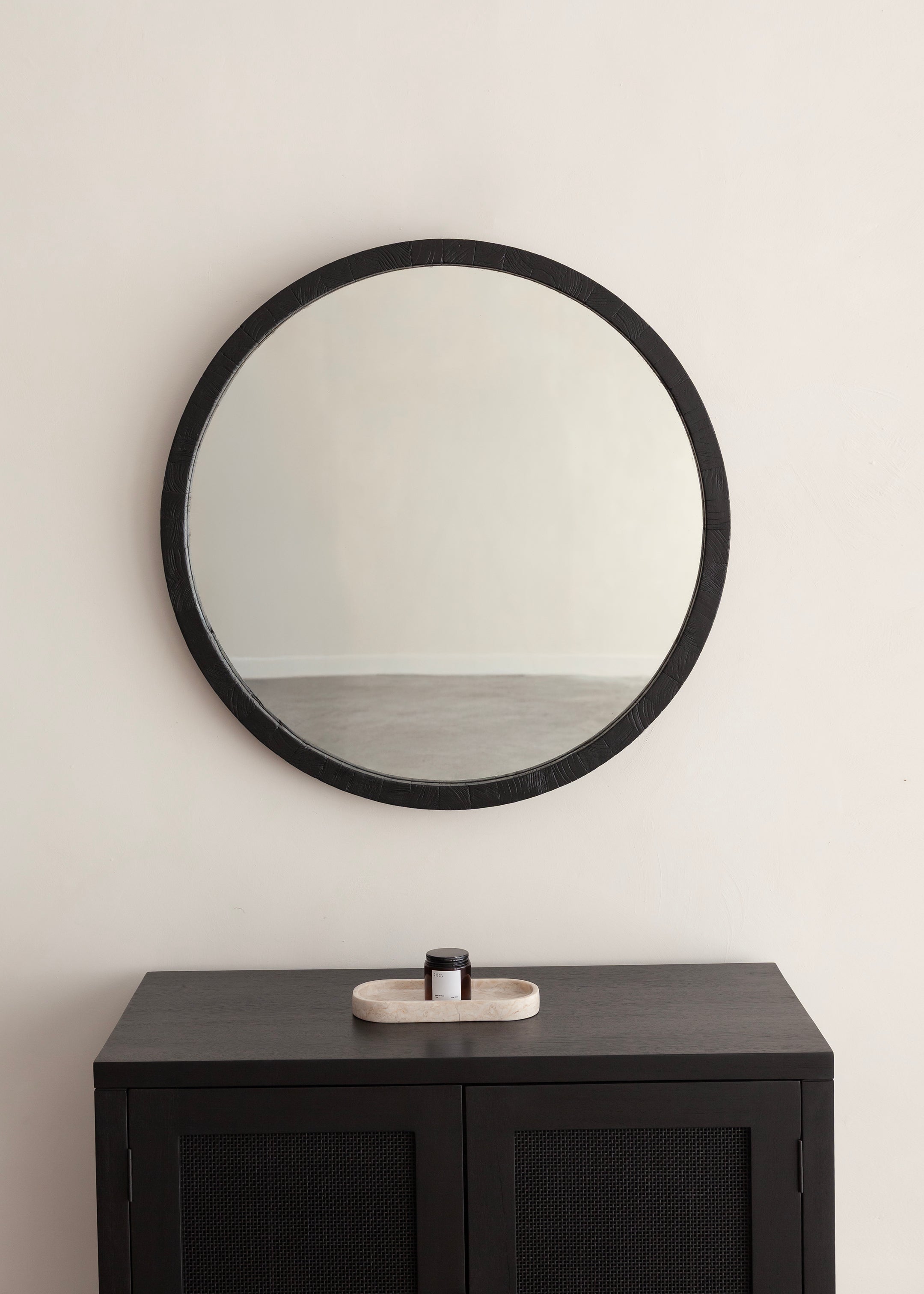 Aura Wall Mirror / Black