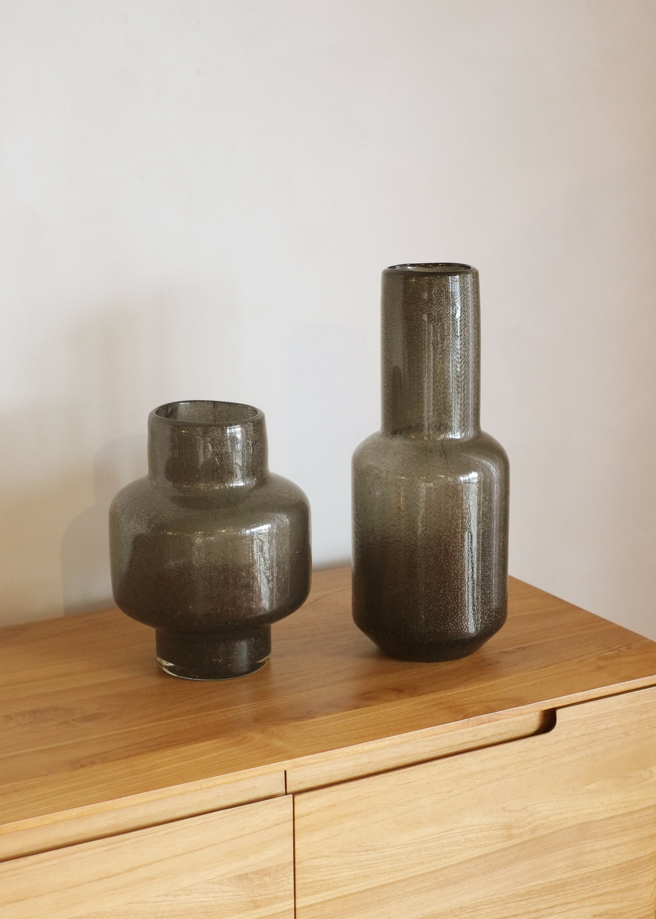 Adria Tall Vase / Smoke