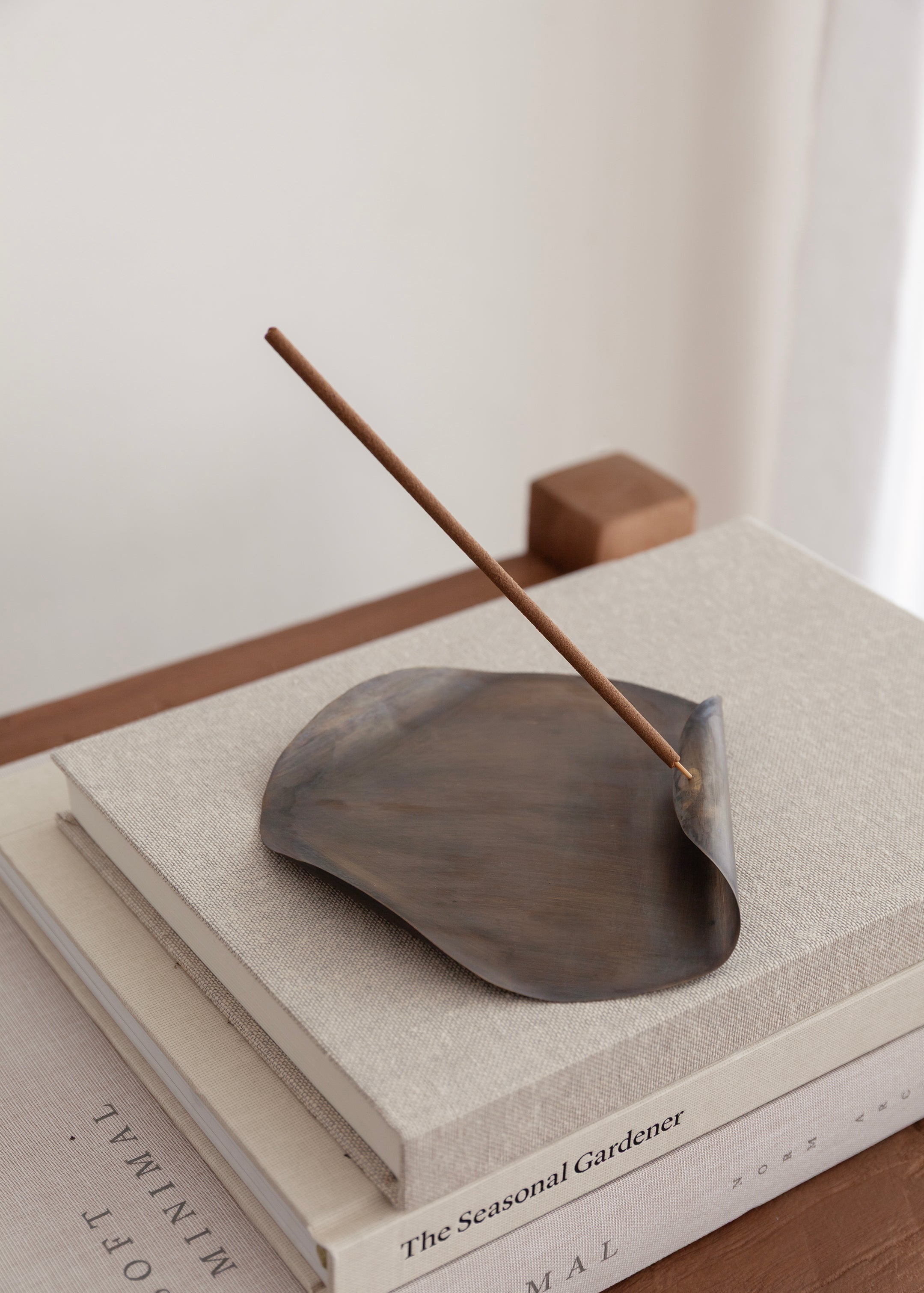 Bulan Brass Incense Holder