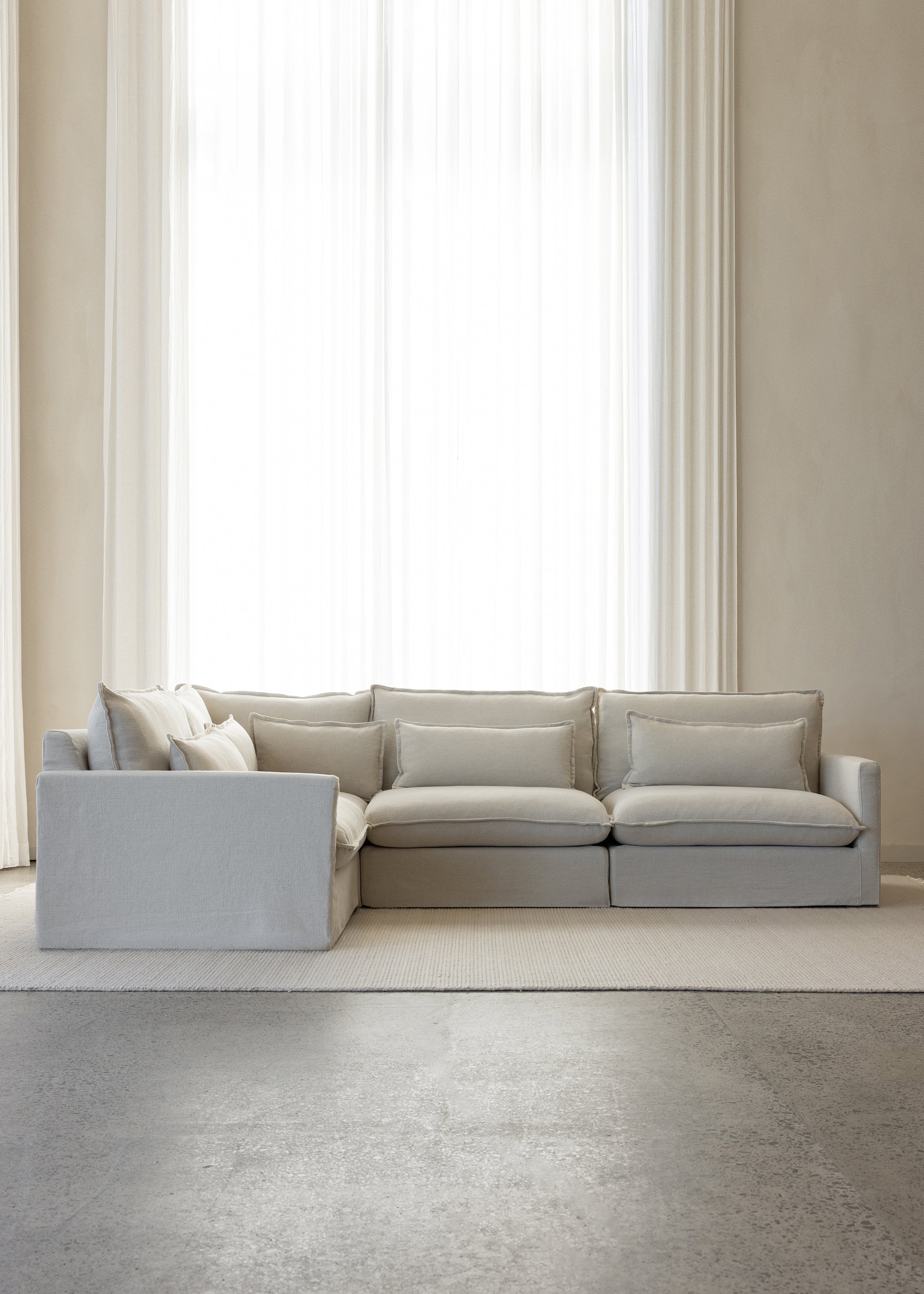 Benny Sectional Sofa / 4-Piece LAF