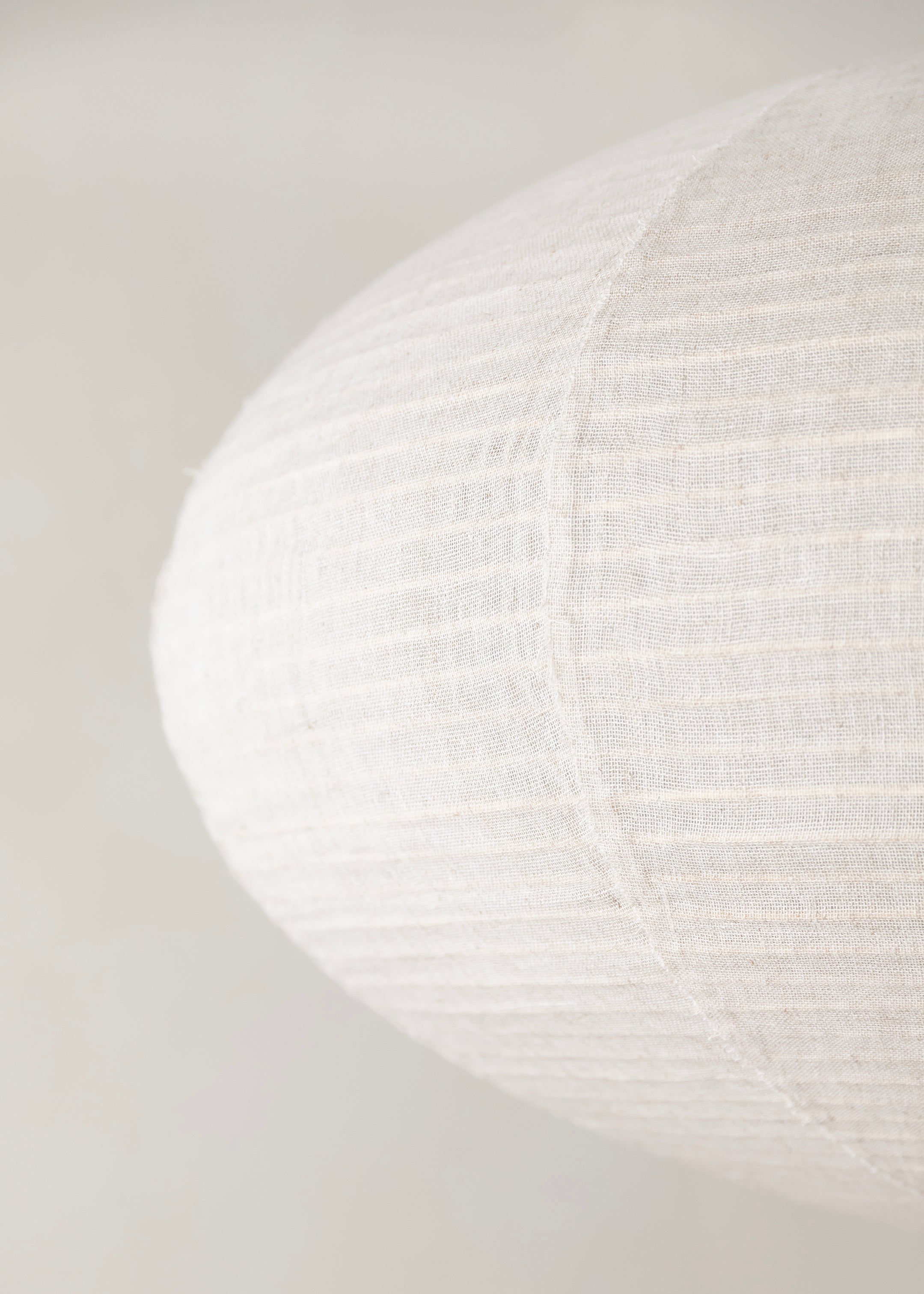 Celia Linen Lantern / Natural