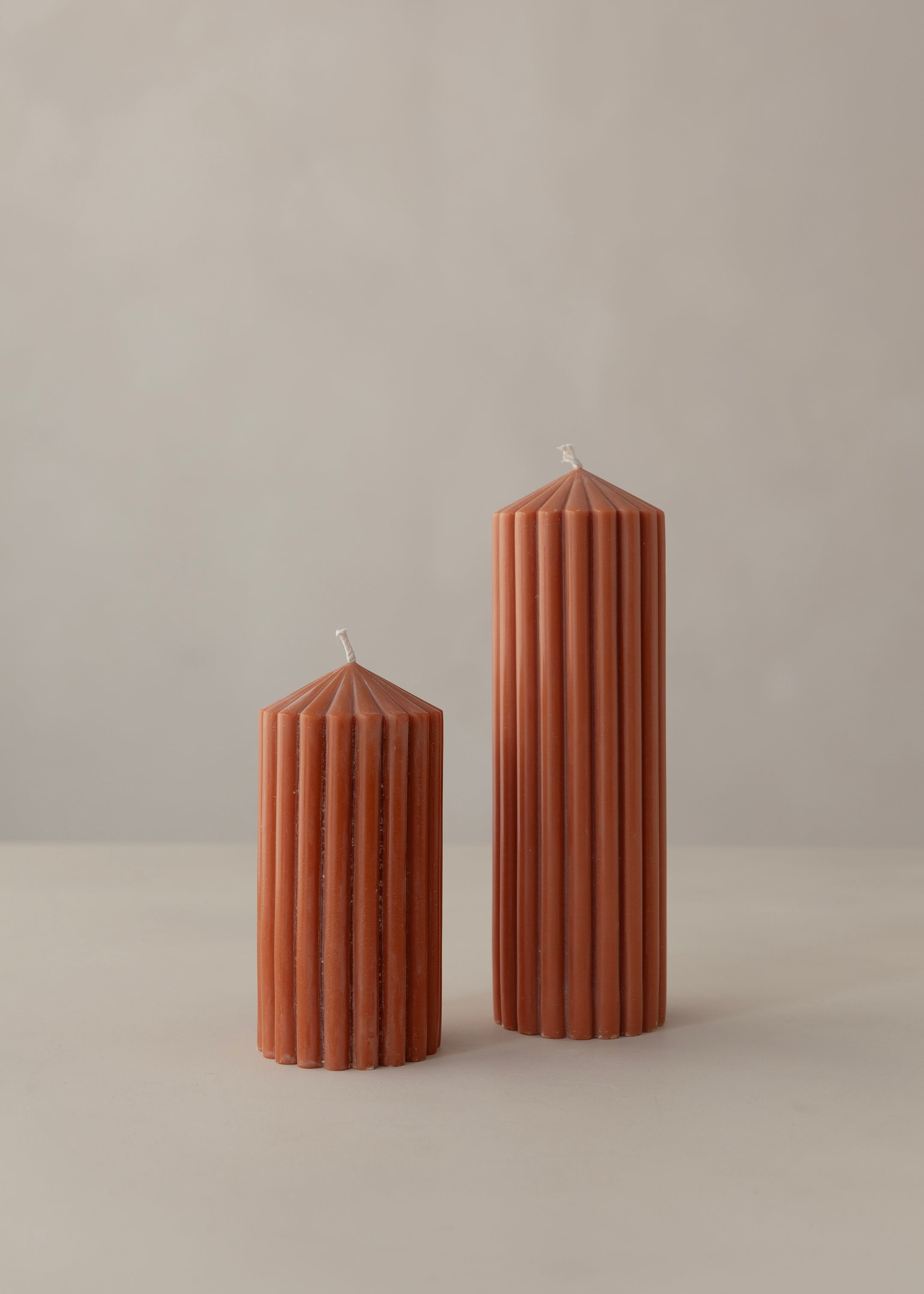Cirque Pillar Candle / Cognac