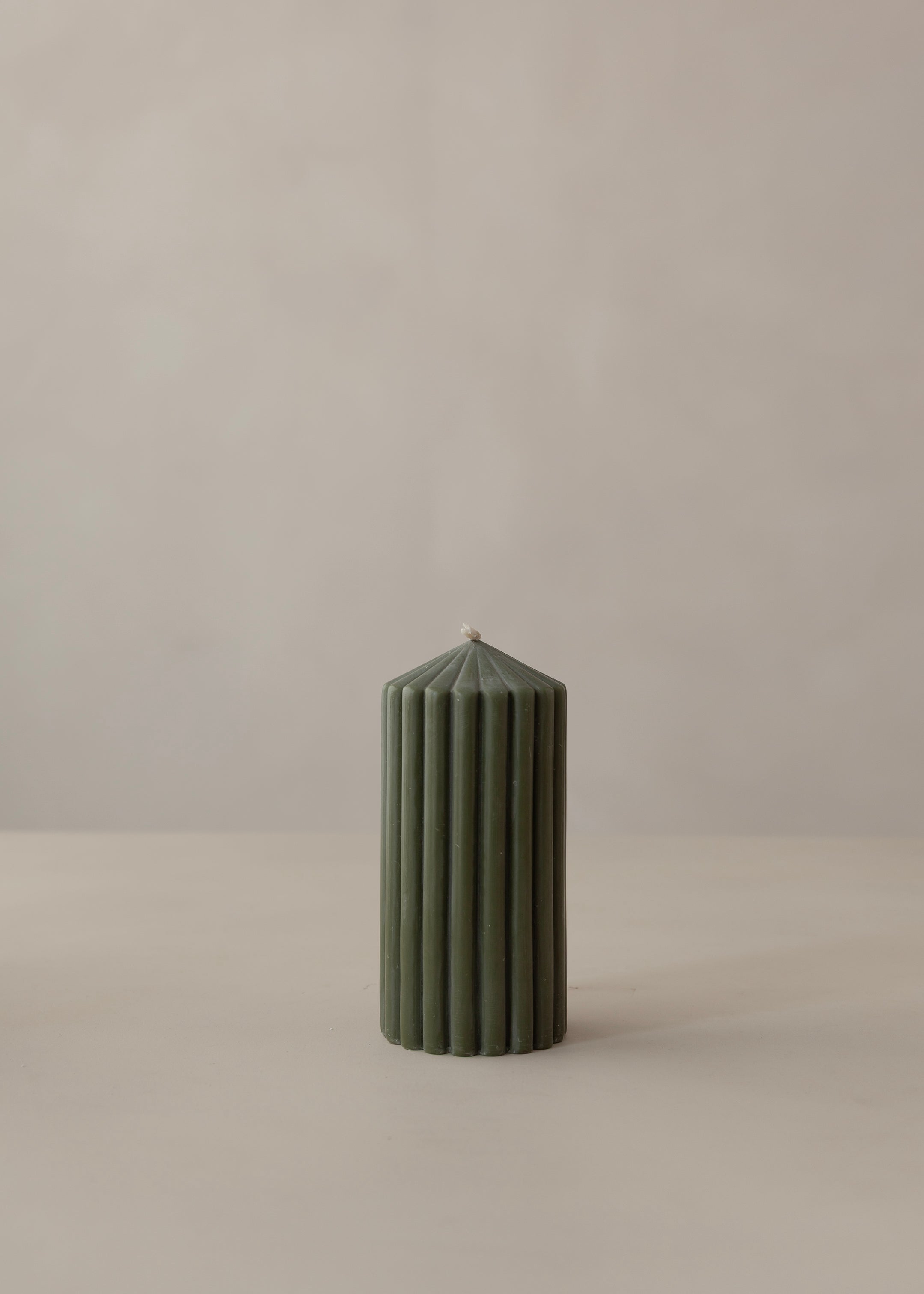 Cirque Pillar Candle / Olive