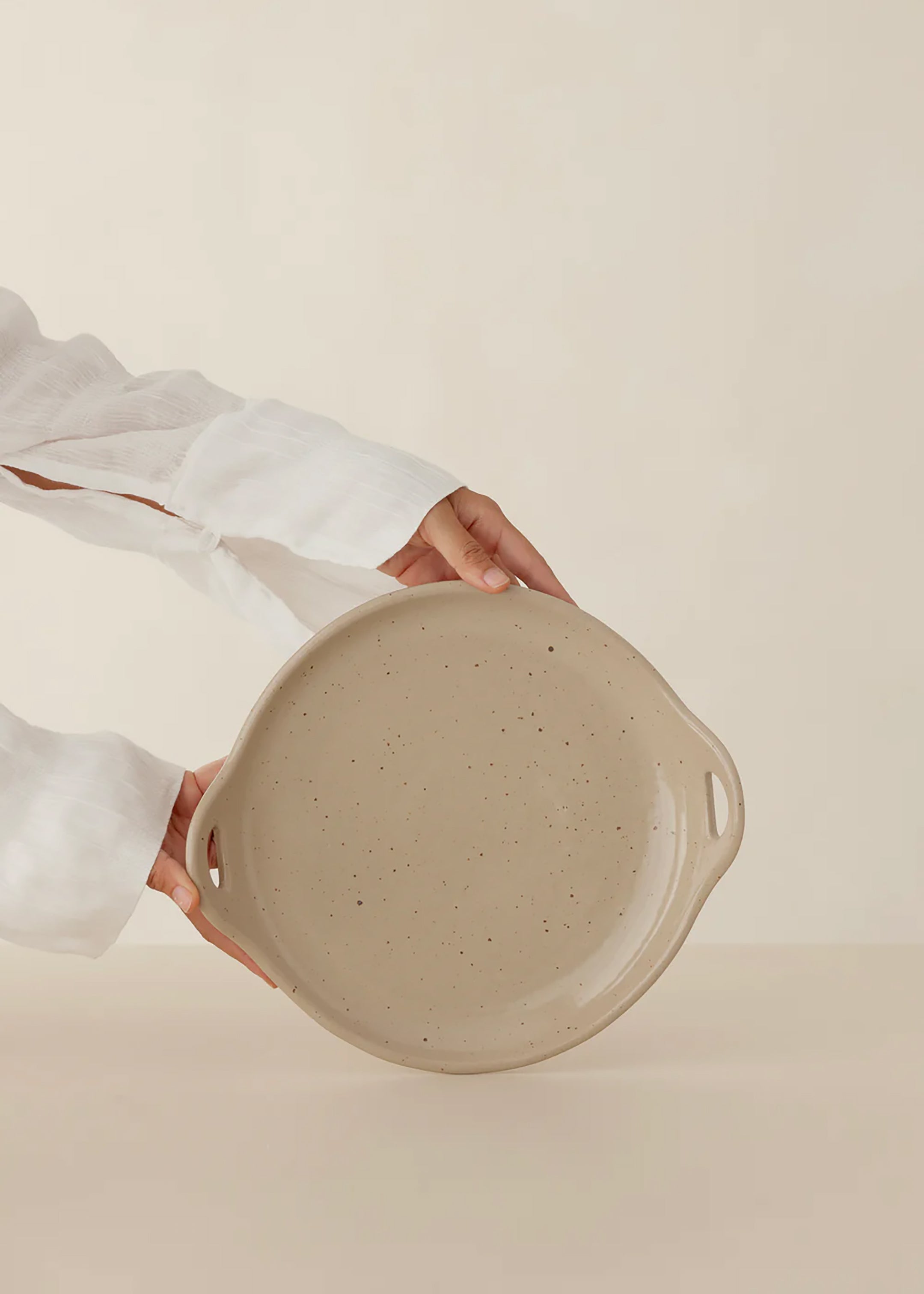 Citra Plate / Speckled Cream