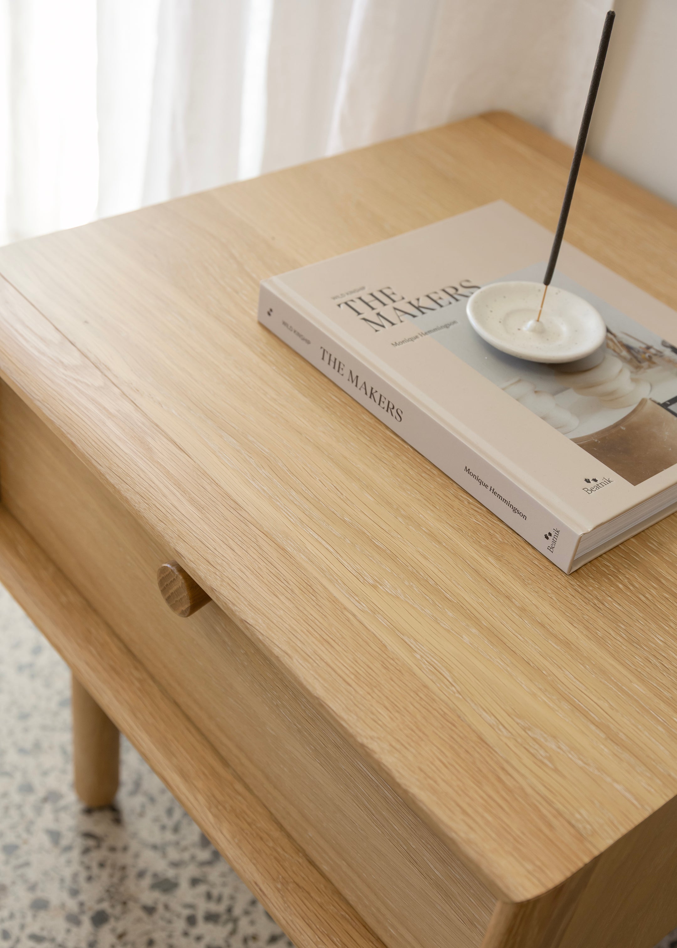 Copenhagen Bedside Table / Oak