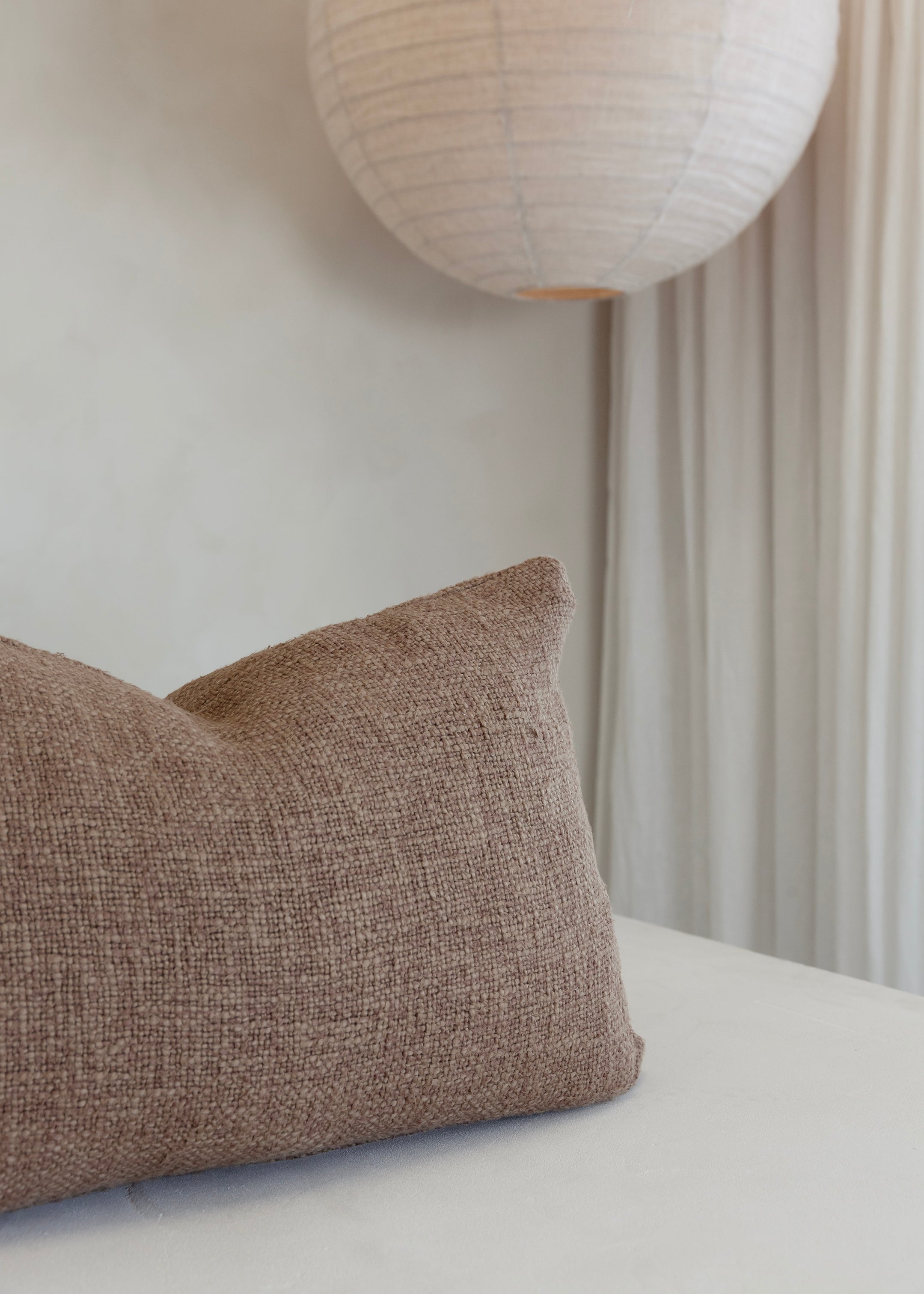 Cyprian Lumbar Cushion Cover / Cocoa
