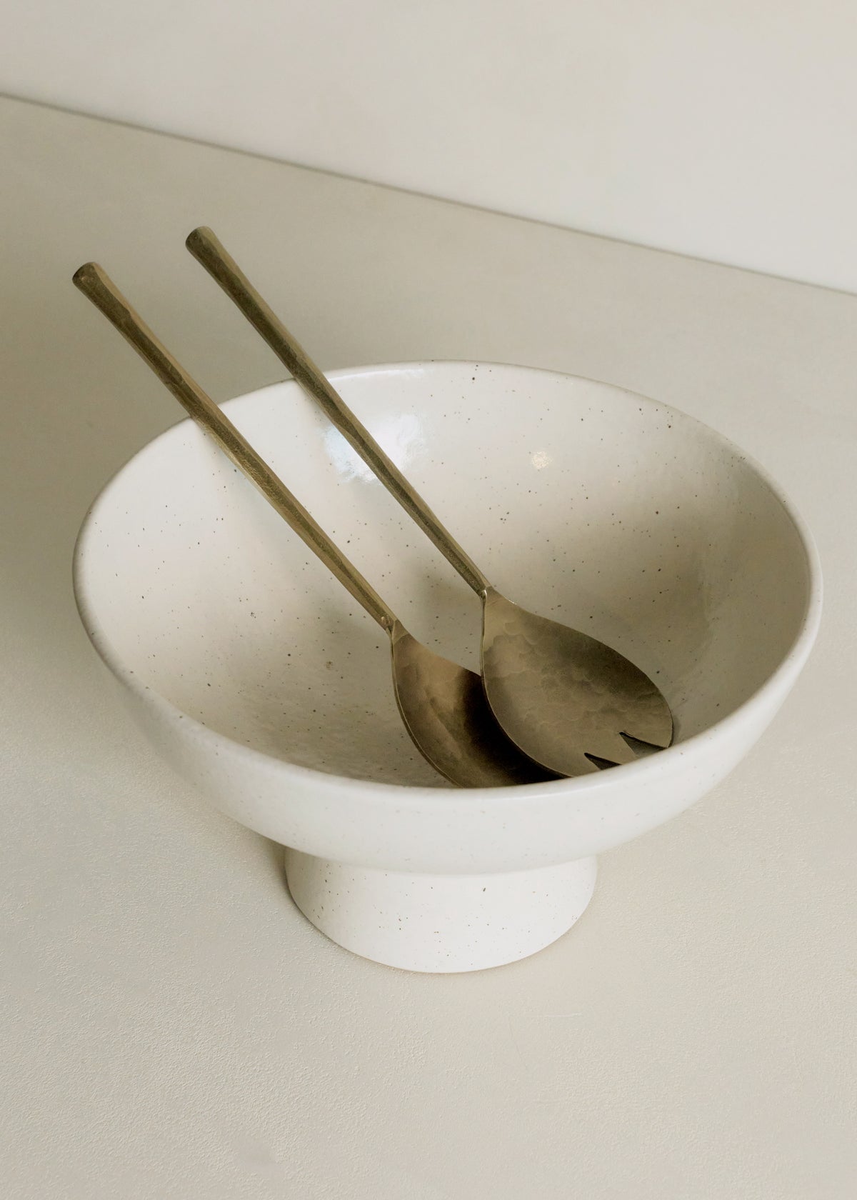 Cone Handle Salad Servers / Pair