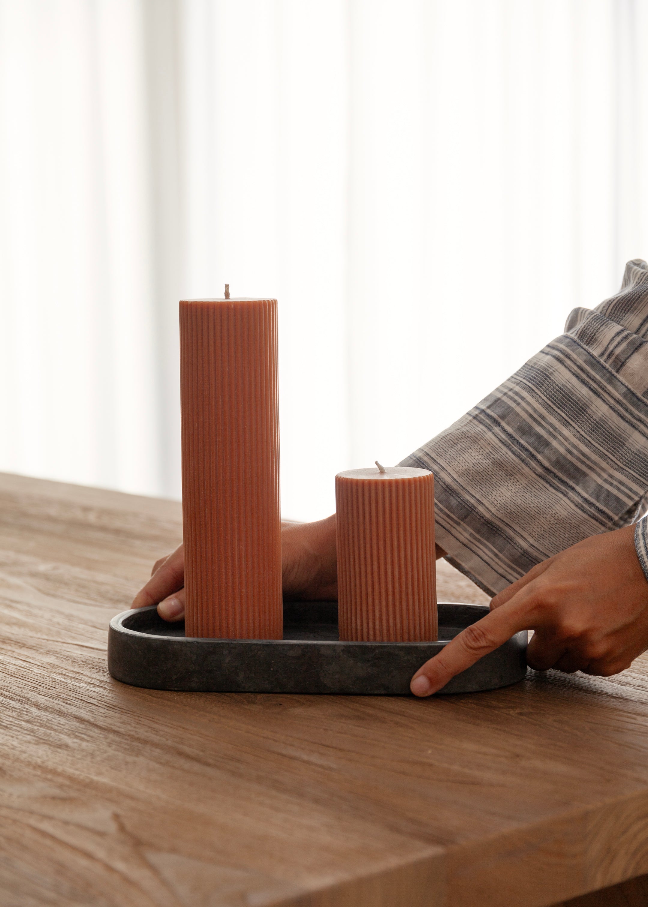 Eka Marble Tray / Black