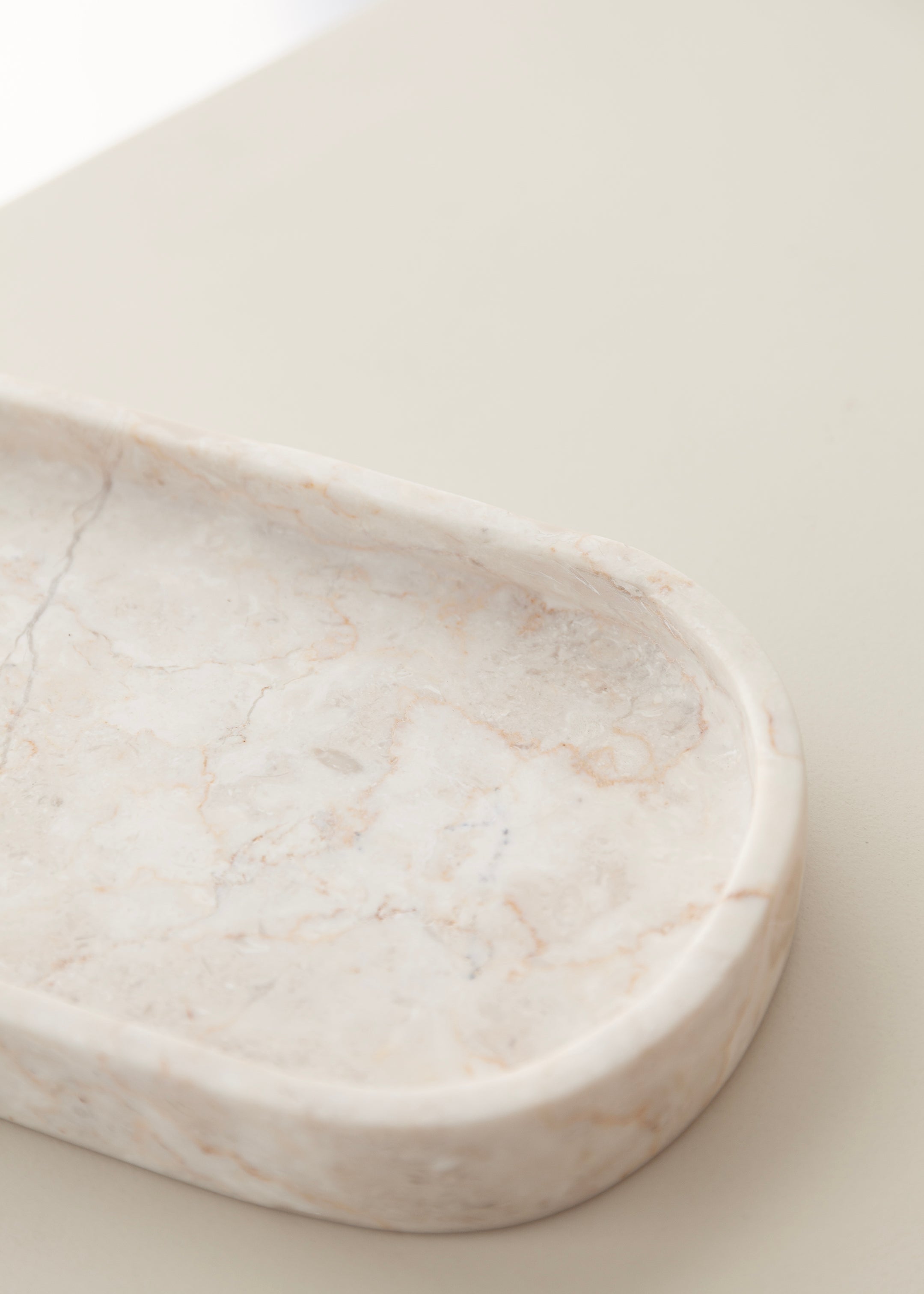Eka Marble Tray / Cream