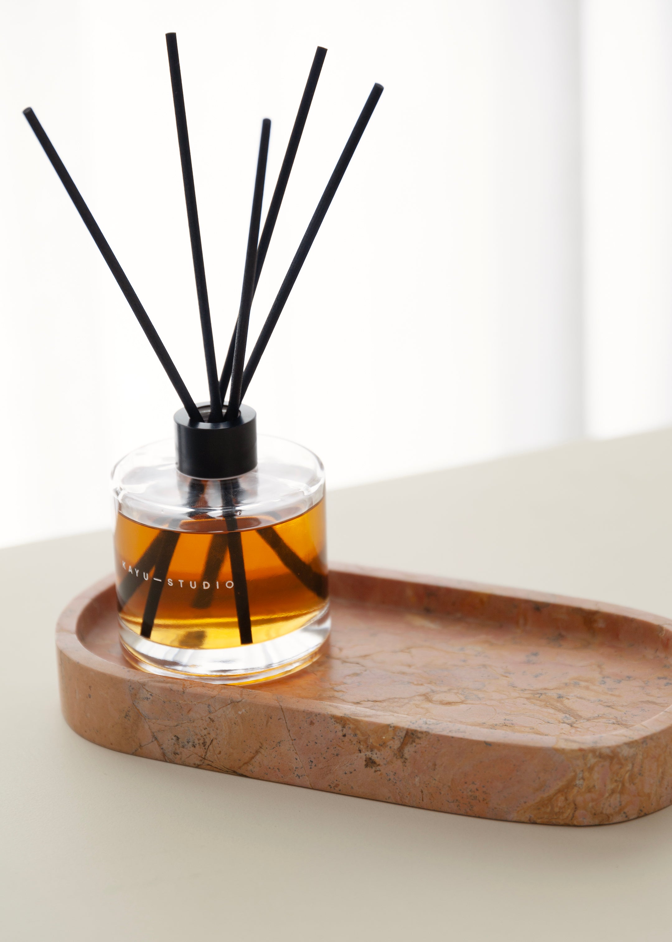 Eka Marble Tray / Pink Taupe