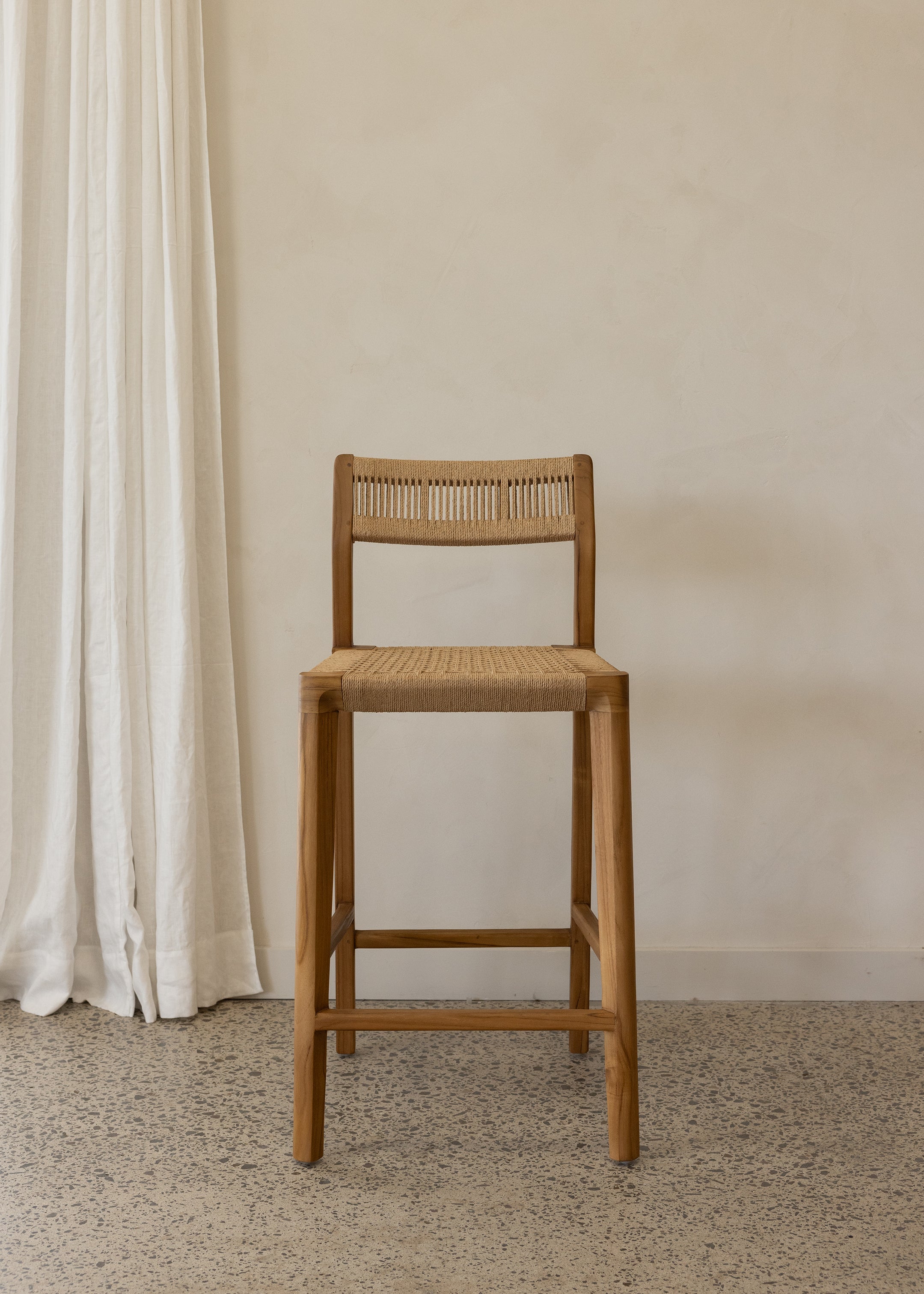 Glide Luxe Stool / Natural Loom