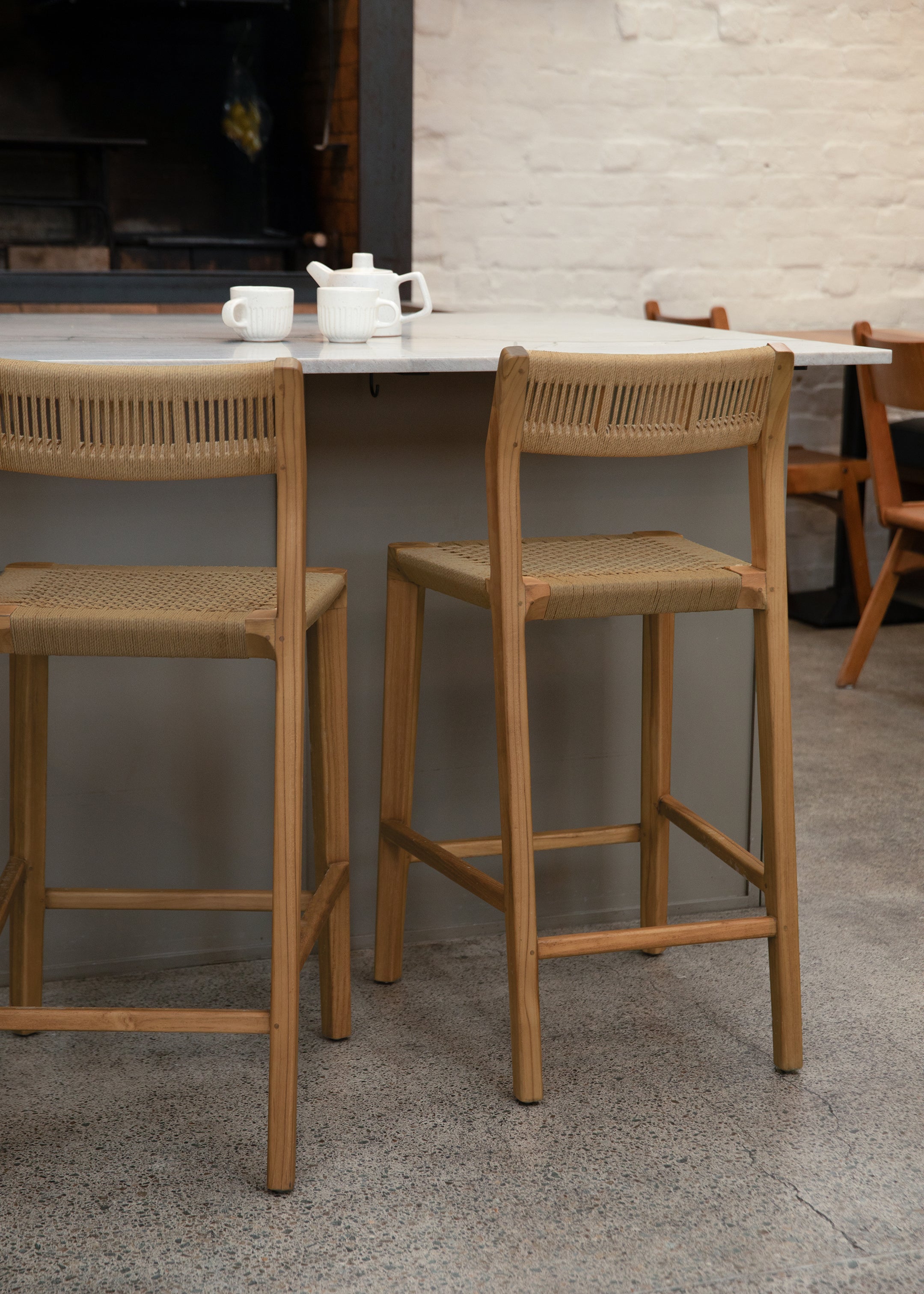 Glide Luxe Stool / Natural Loom