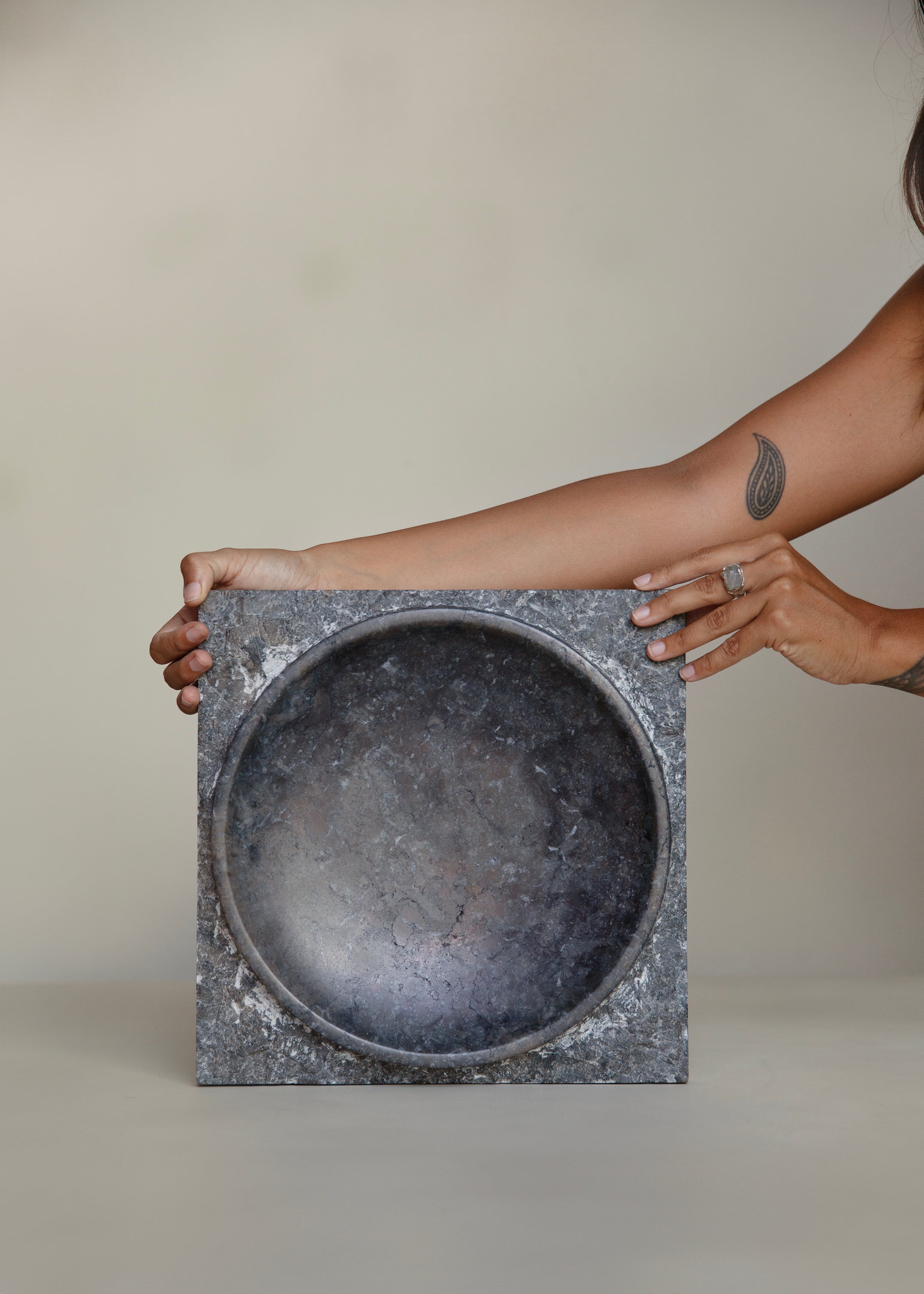 Yuto Marble Bowl / Black