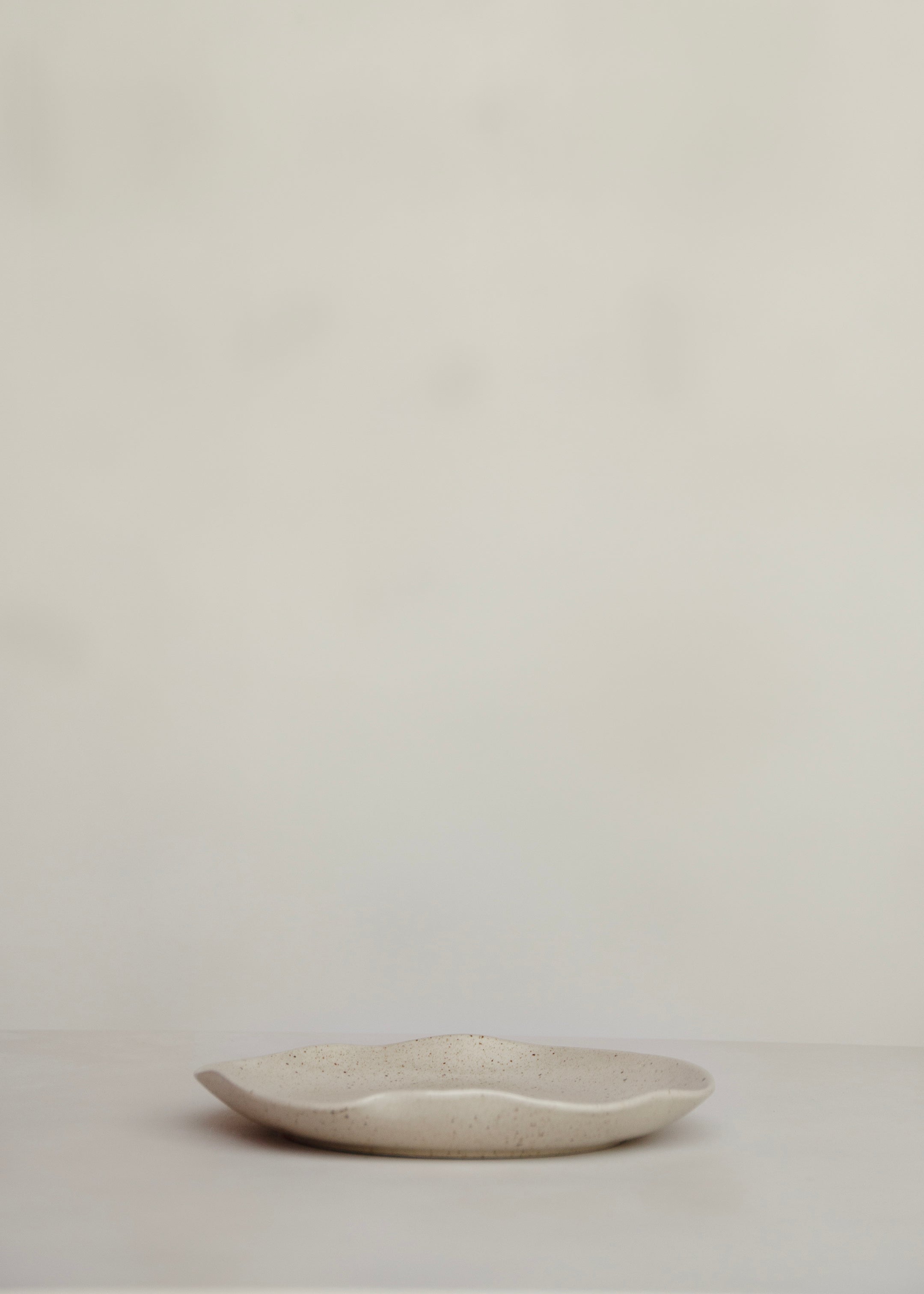 Biyung Plate 30cm / Speckled Cream