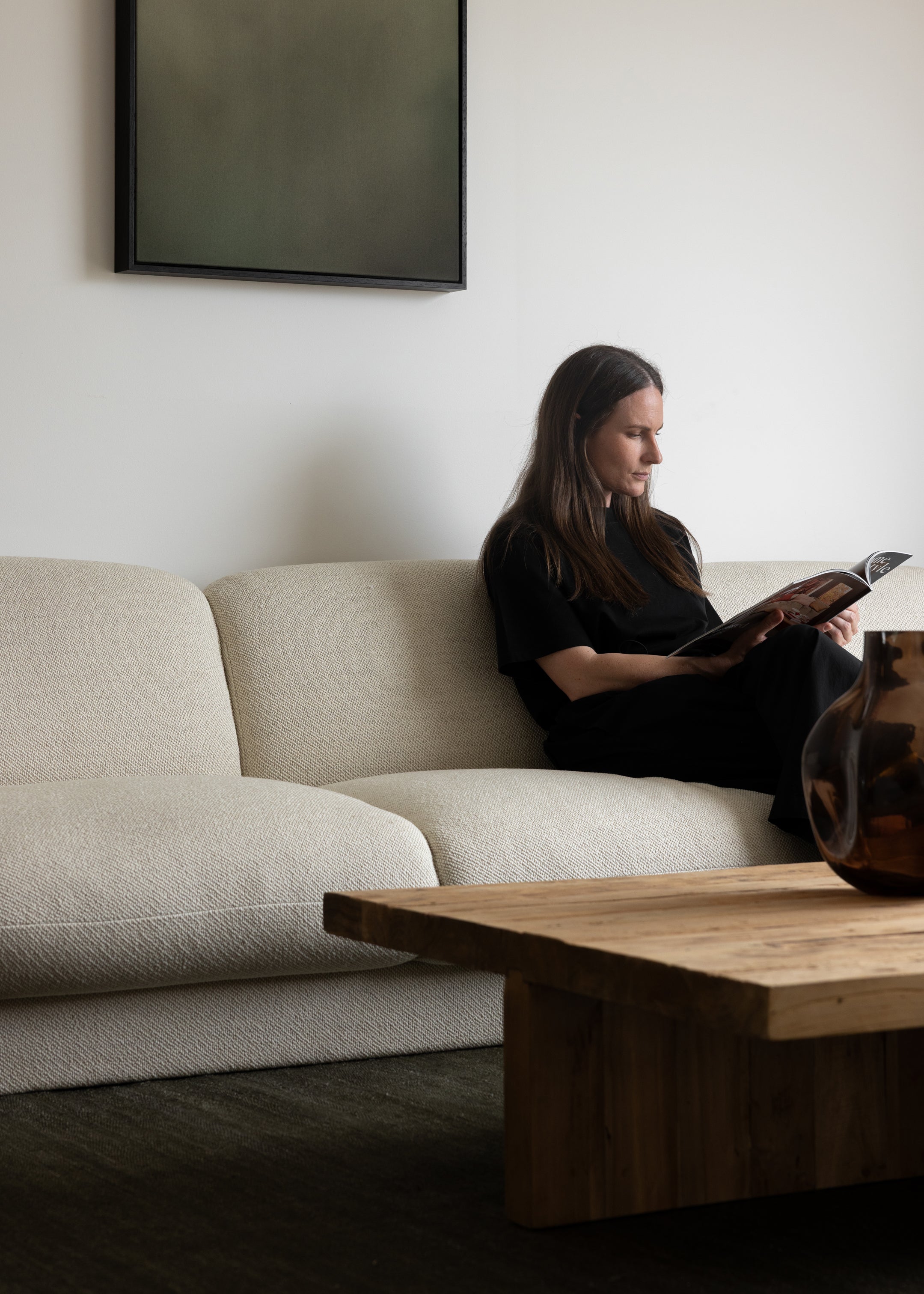 Ivy 3 Seater Sofa / Natural