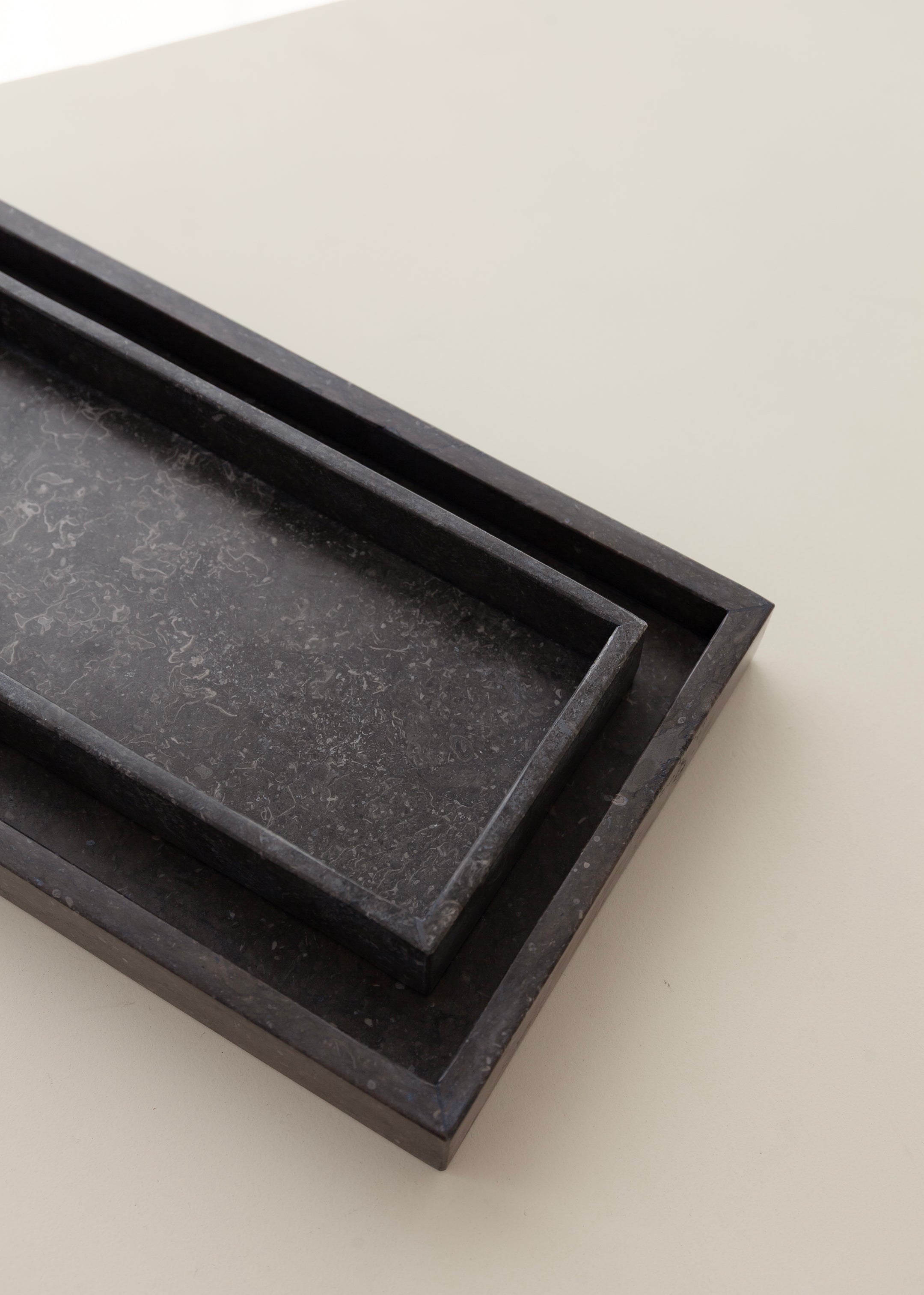 Jiro Marble Tray / Black