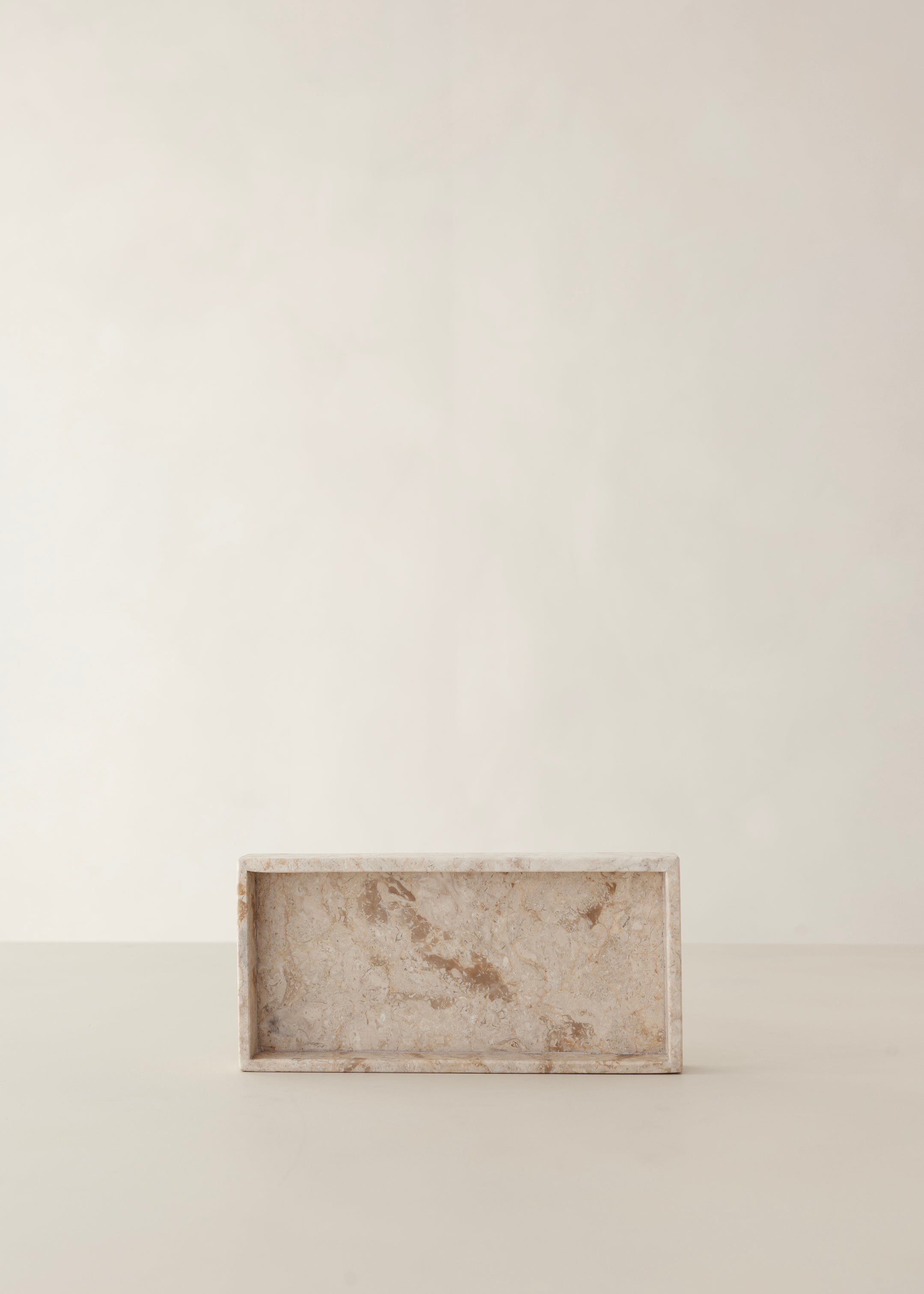Jiro Marble Tray / Cream