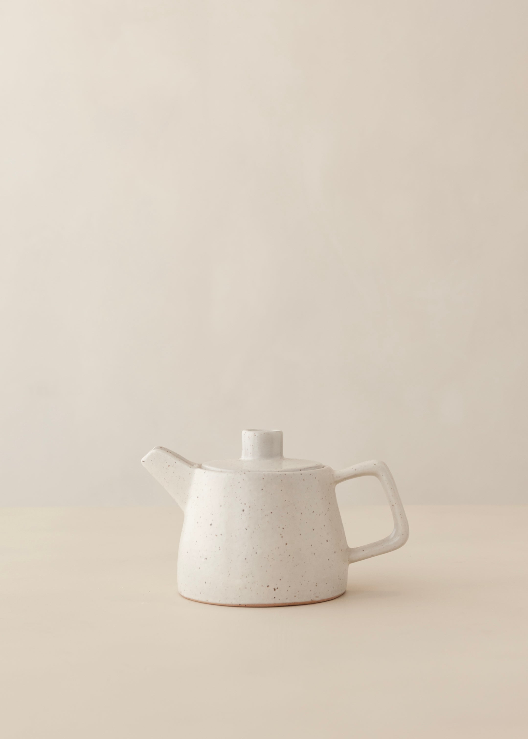 Jiwa Tea Pot / Speckled White