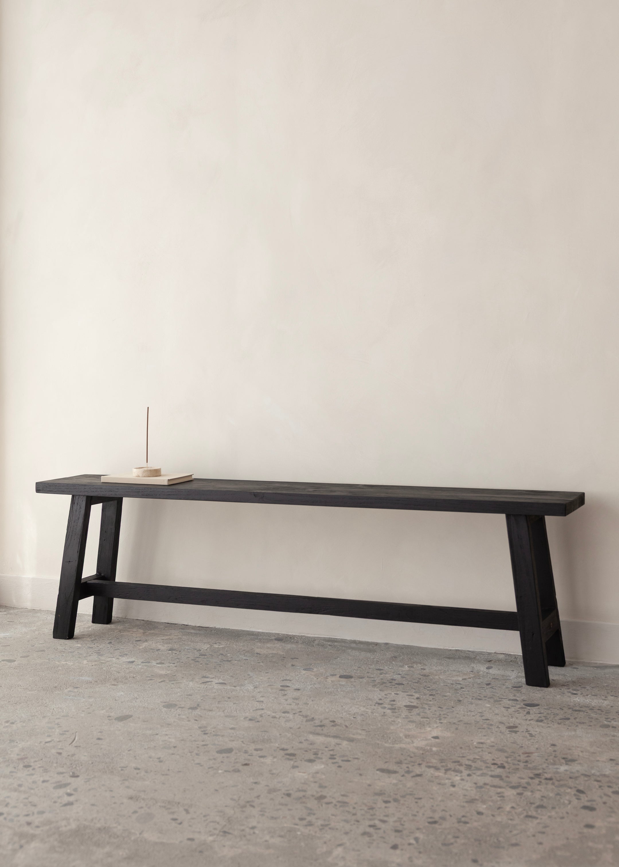Jordy Teak Bench / Black