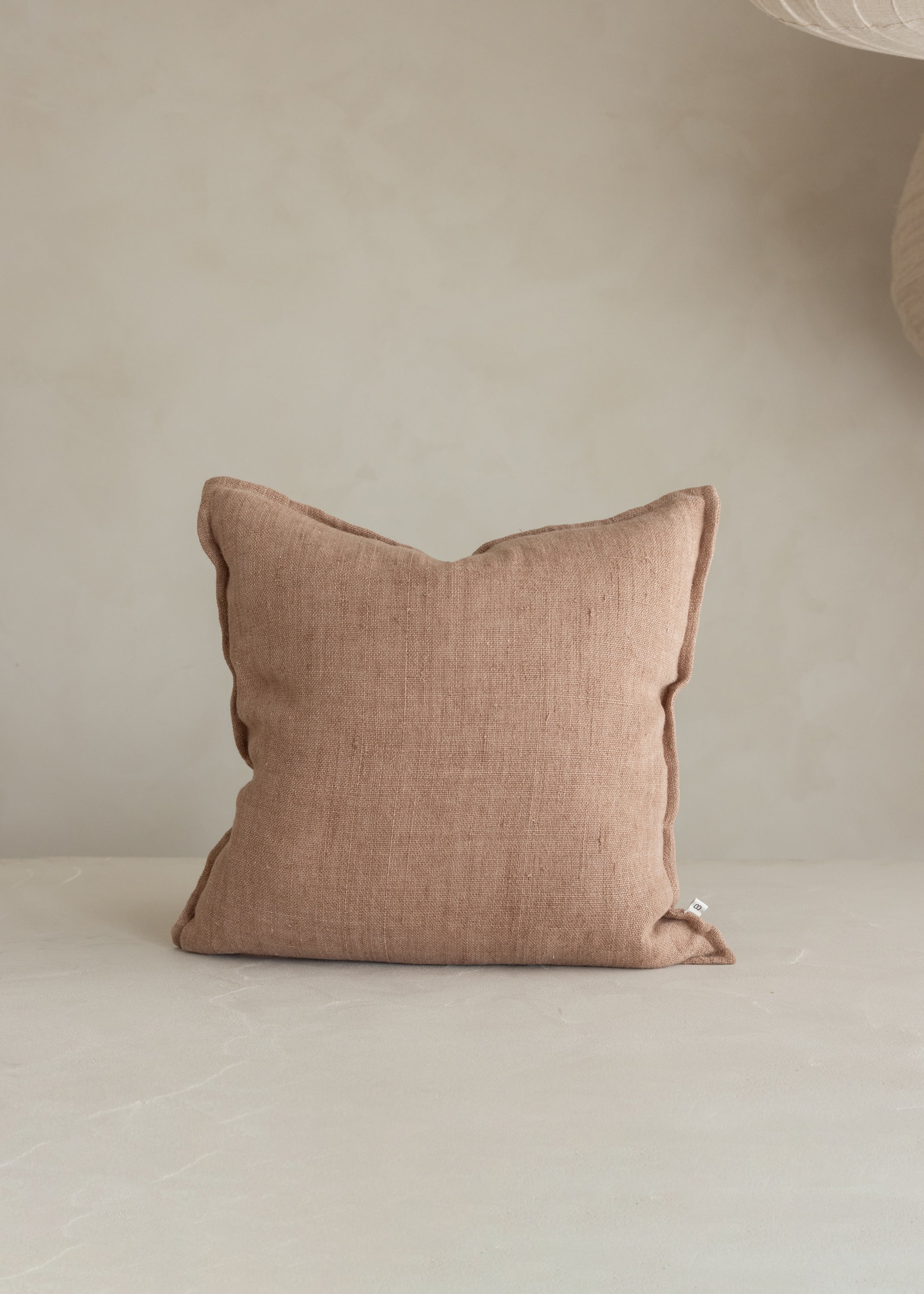 Flaxmill Cushion Cover / Clay
