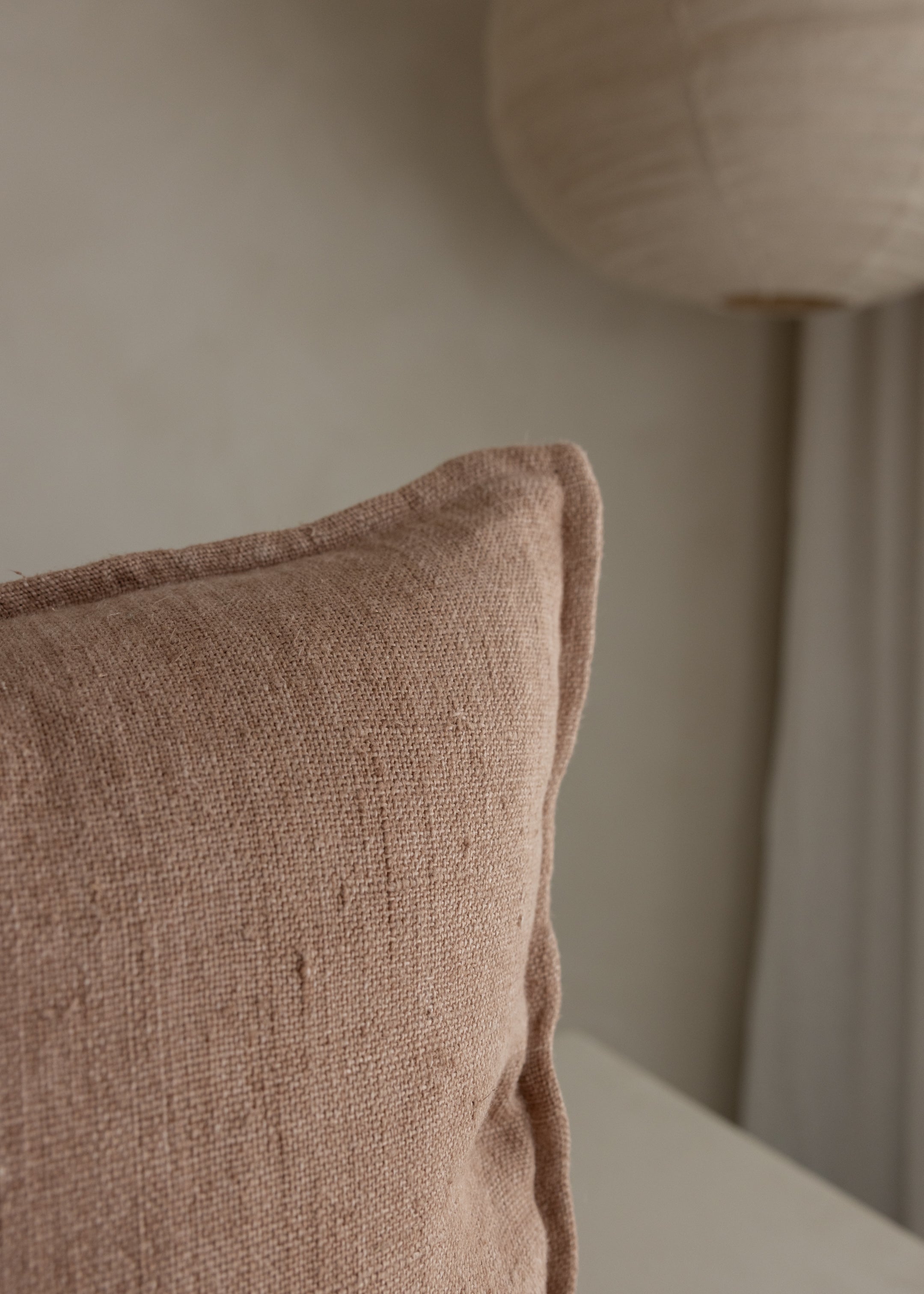 Flaxmill Cushion Cover / Clay