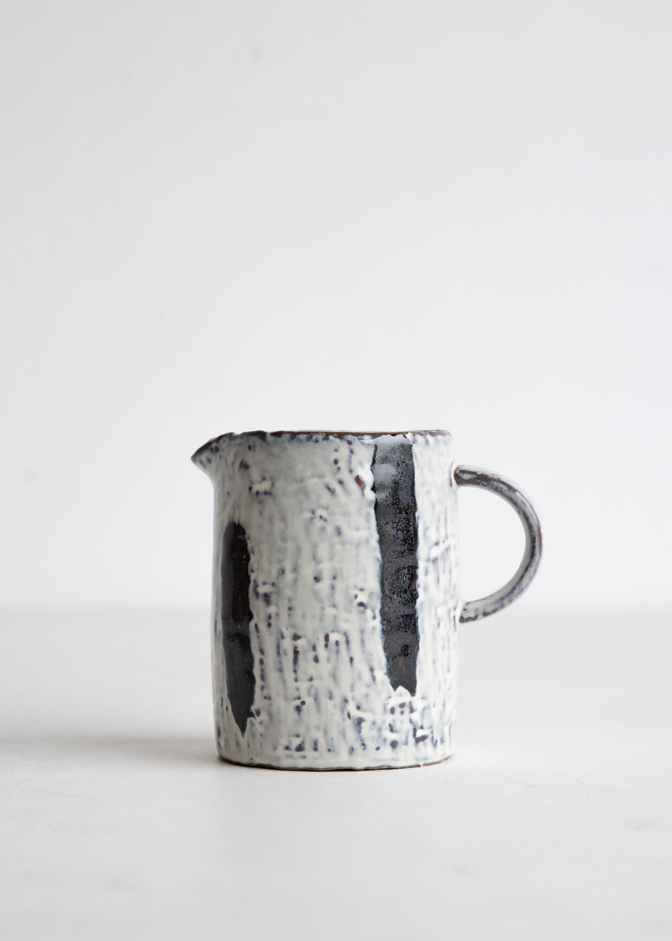 Stoneware Jug / Blue Stripes