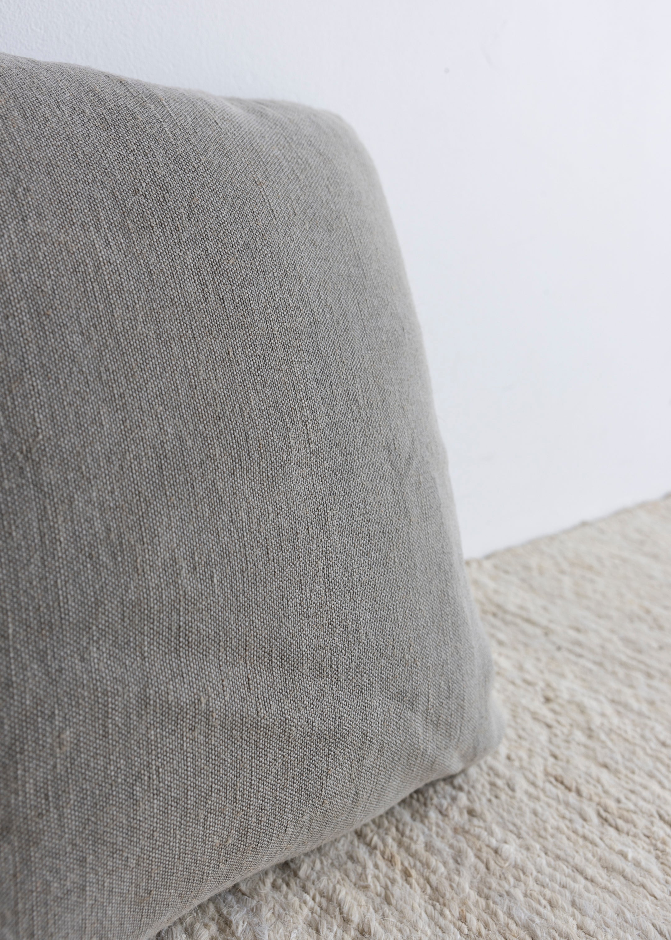Jute Cushion Cover 60 x 60 / Flax