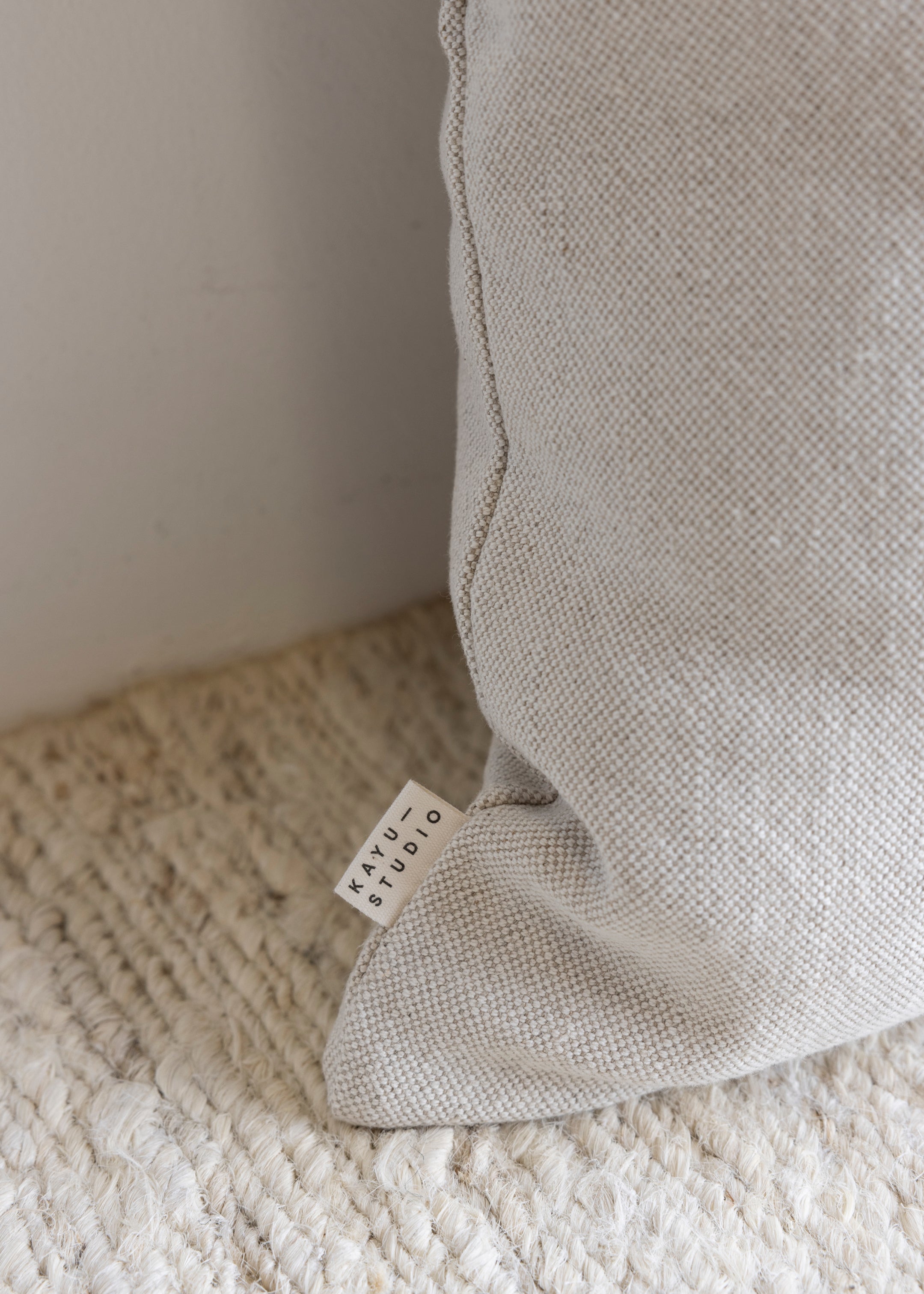 Linen Cushion Cover 60 x 60 / Natural