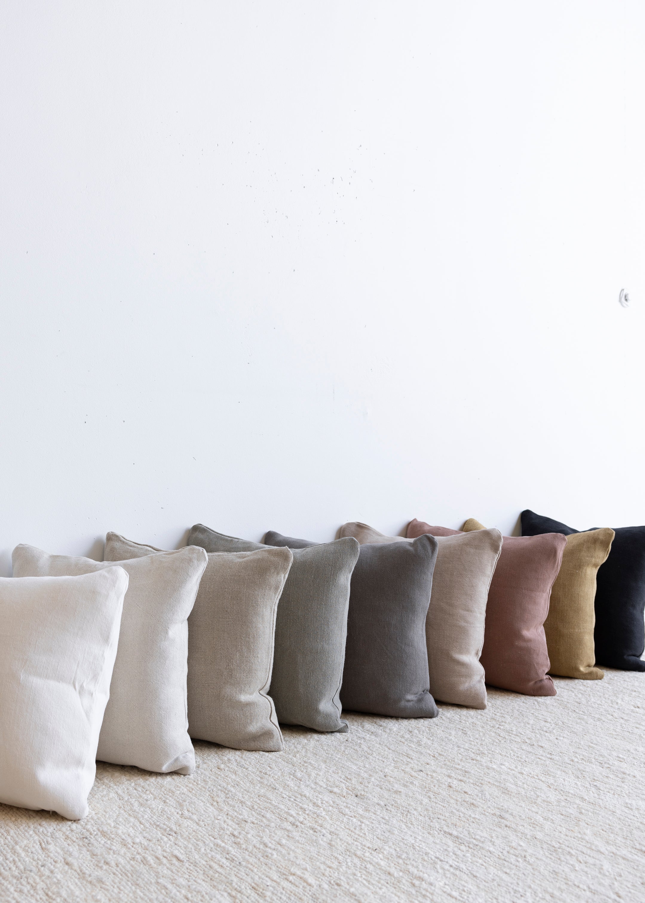 Linen Cushion Cover 60 x 60 / Cumin