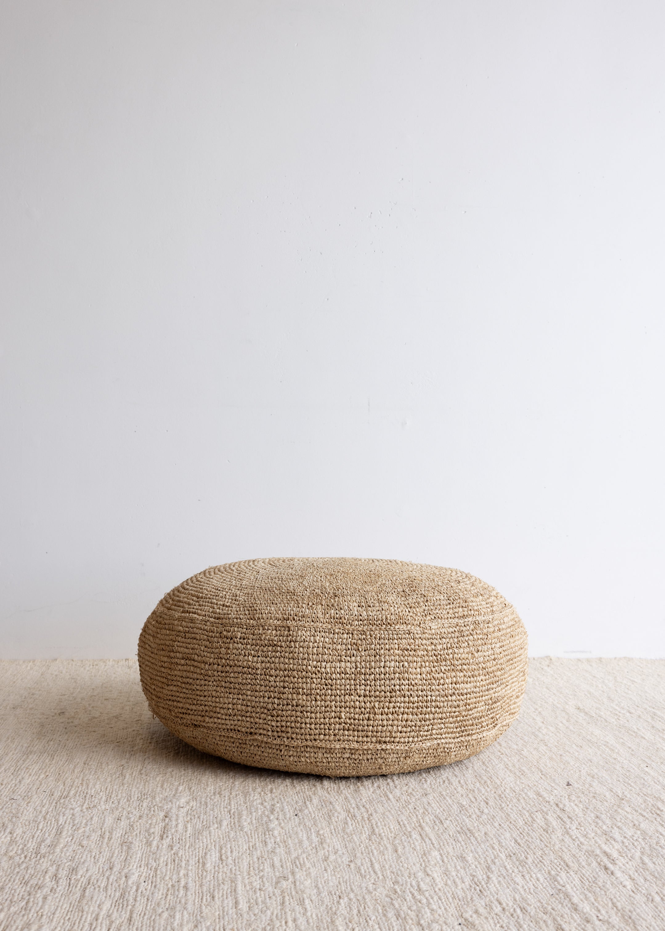 Sisal Pouf 80cm / Natural