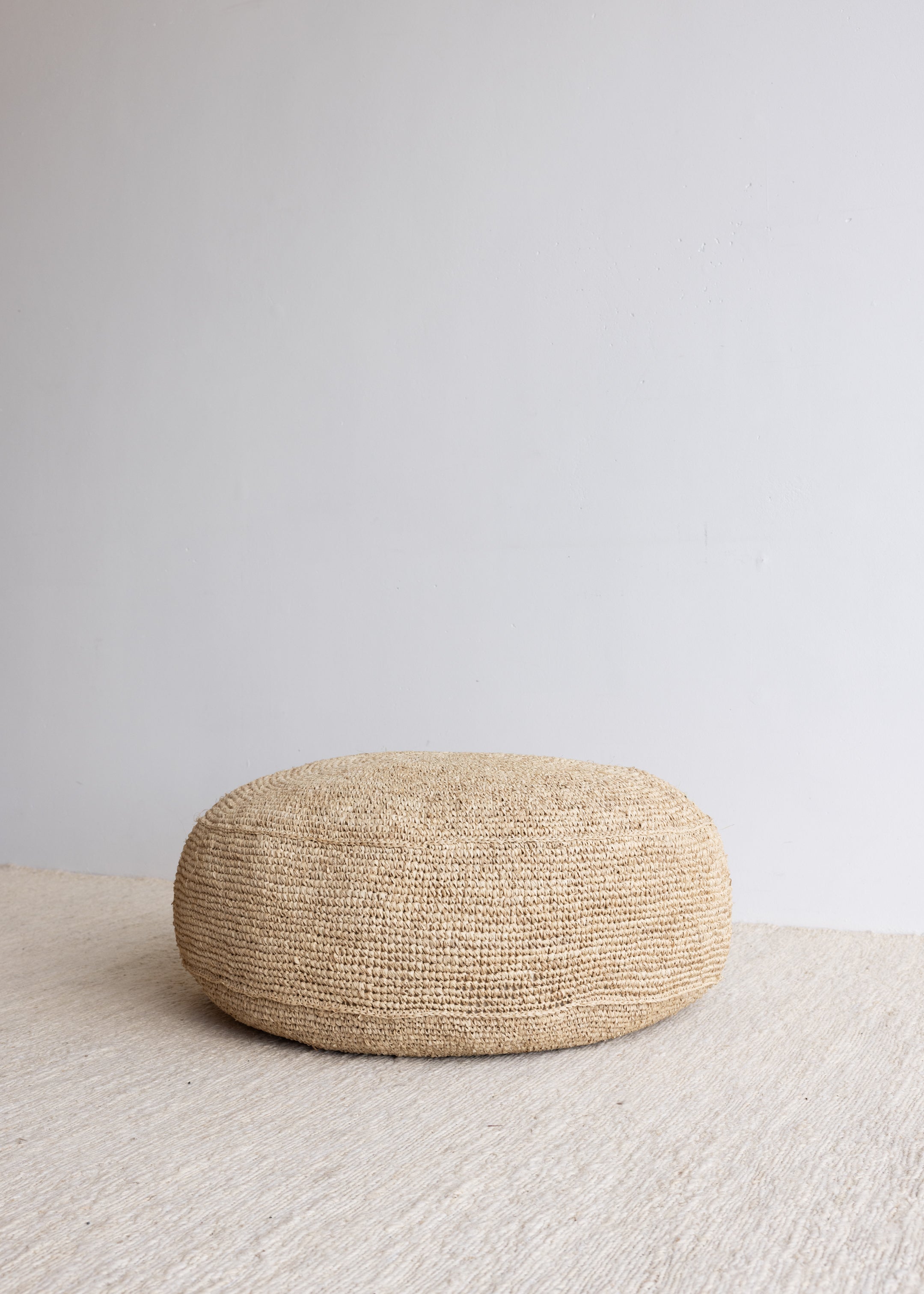 Sisal Pouf 80cm / Natural