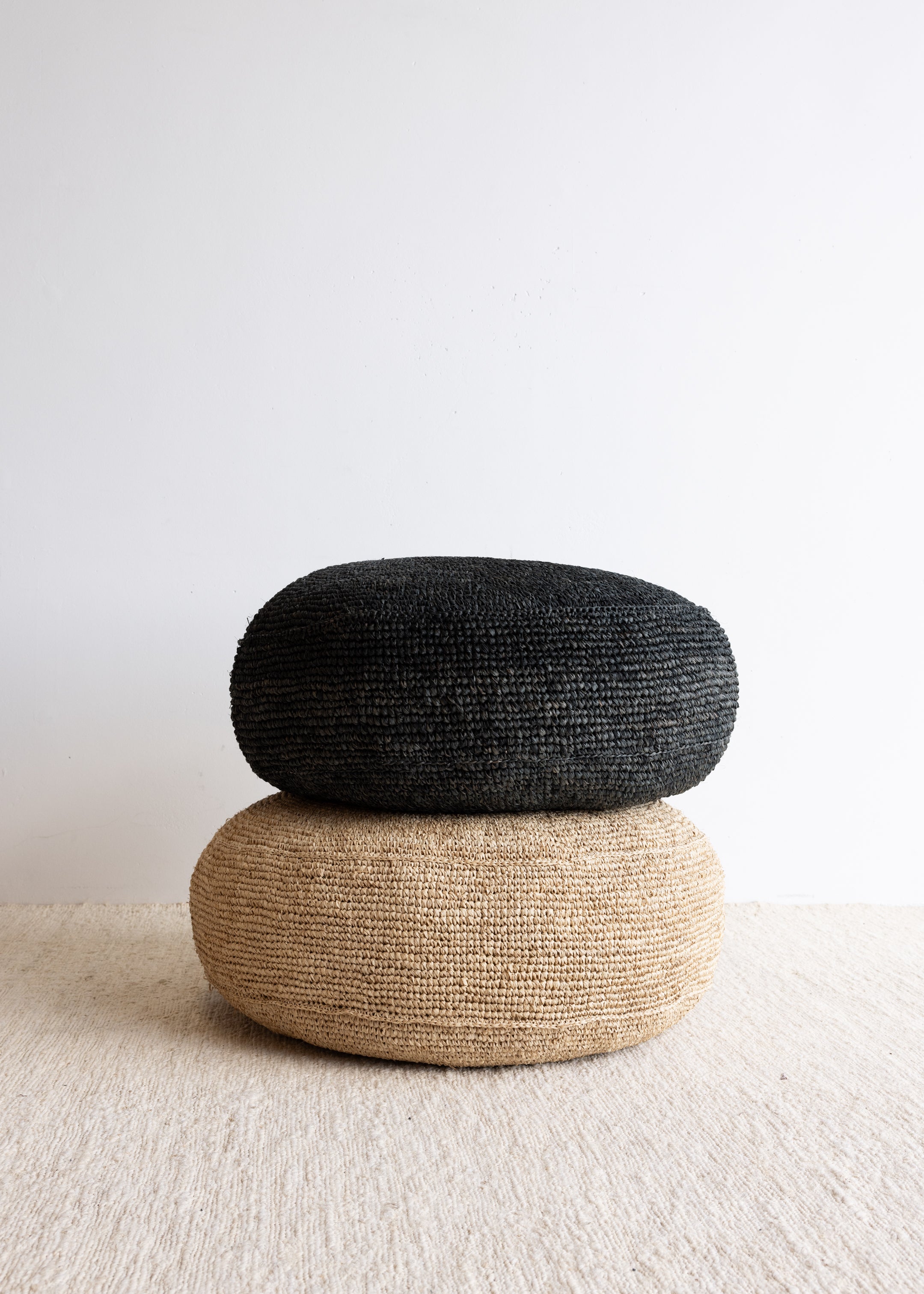 Sisal Pouf 80cm / Natural