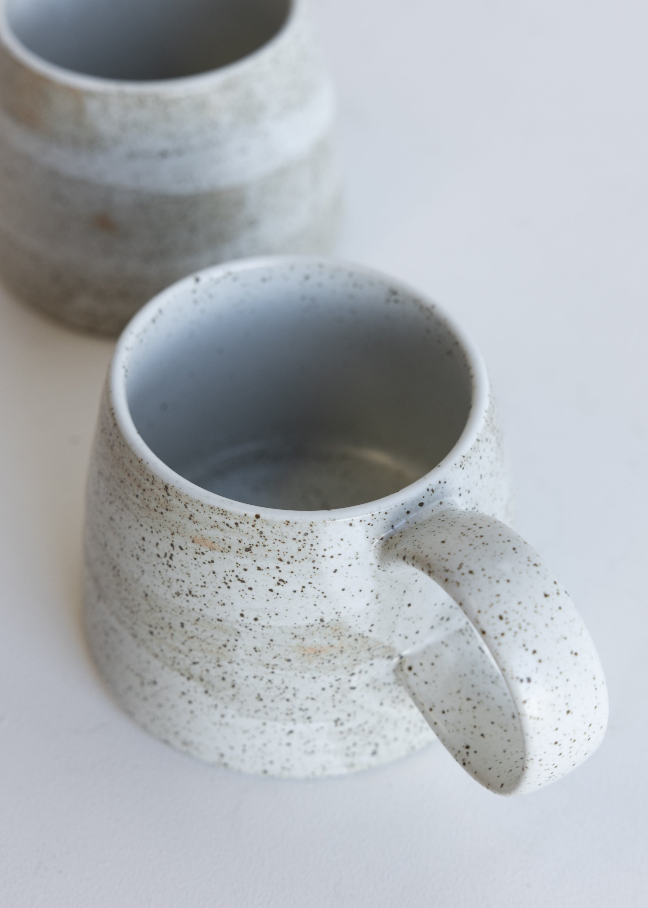 Ceylon Large Handled Mug / White