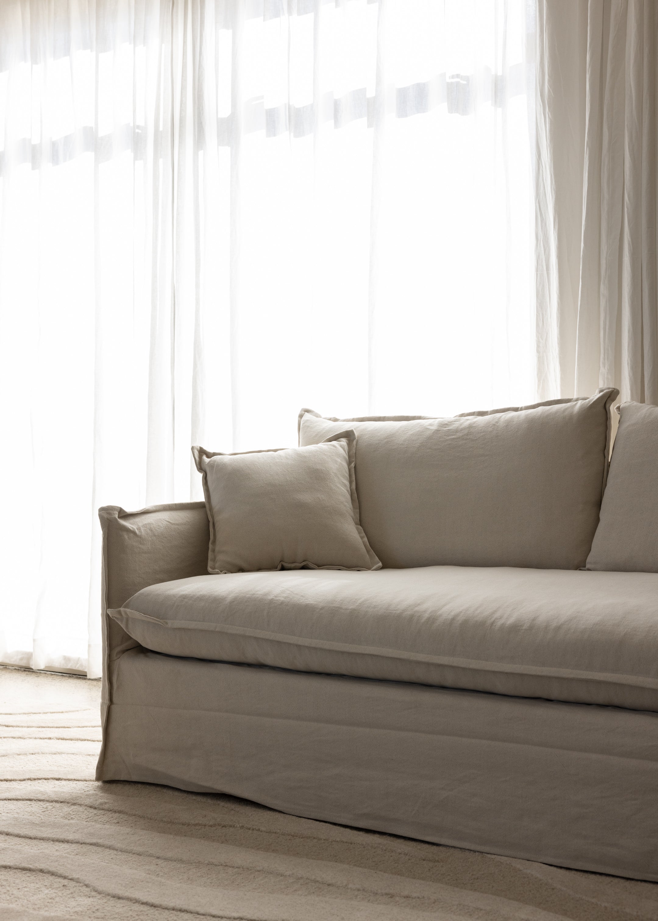 Tilly Slip Cover 3 Seater / Natural