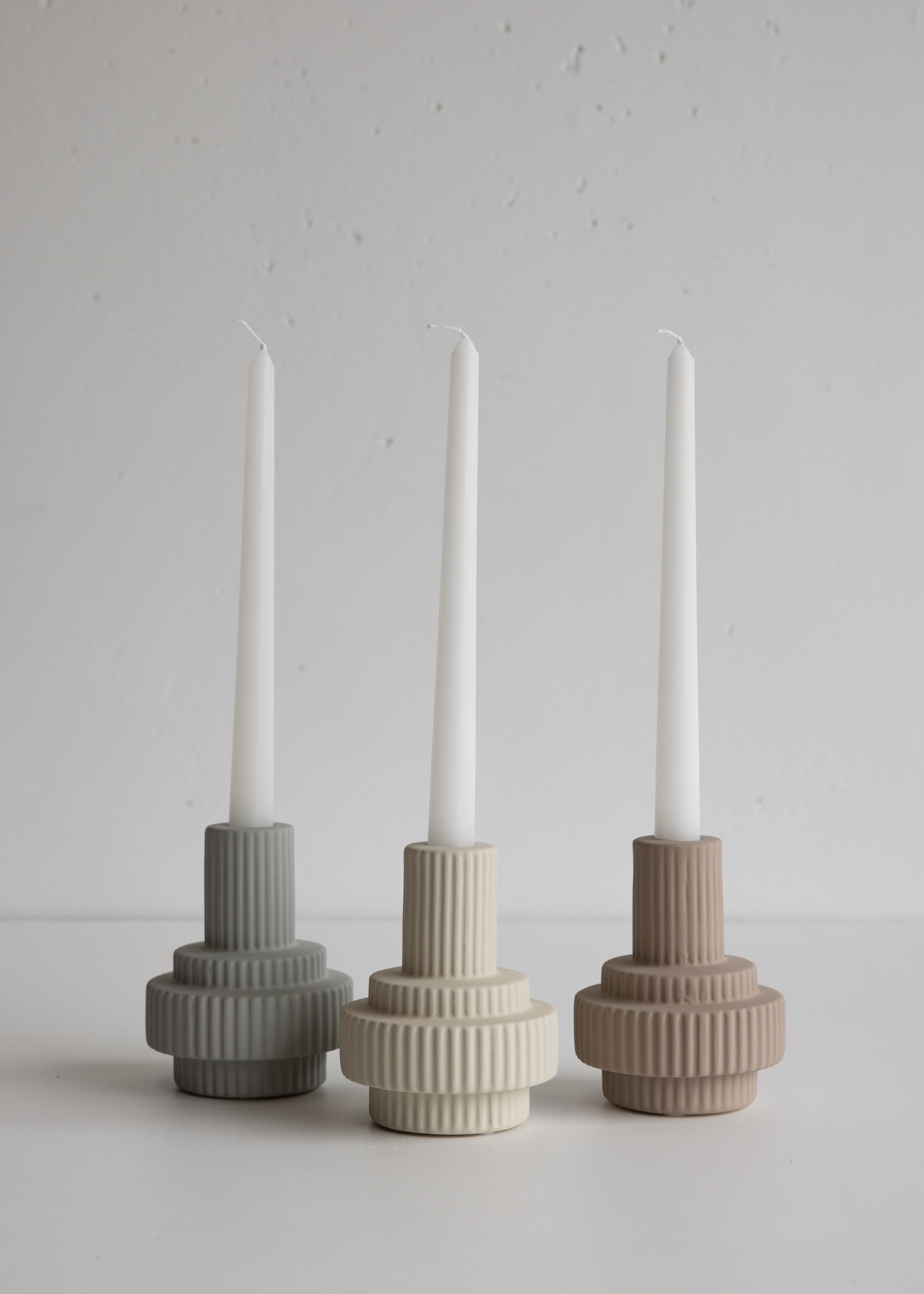 Burj Candle Holder / Cashmere