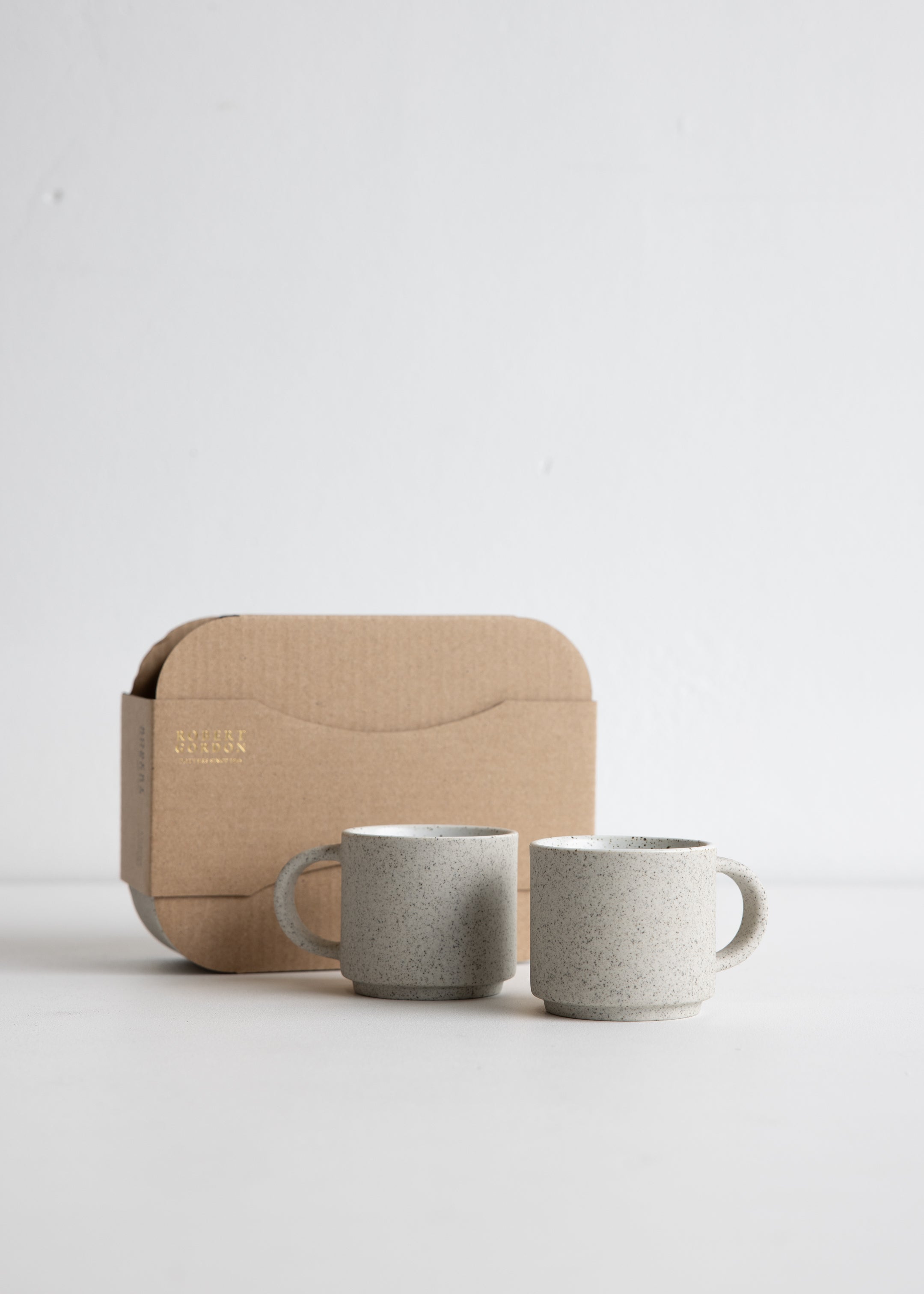 Espresso Set 4 / White Granite
