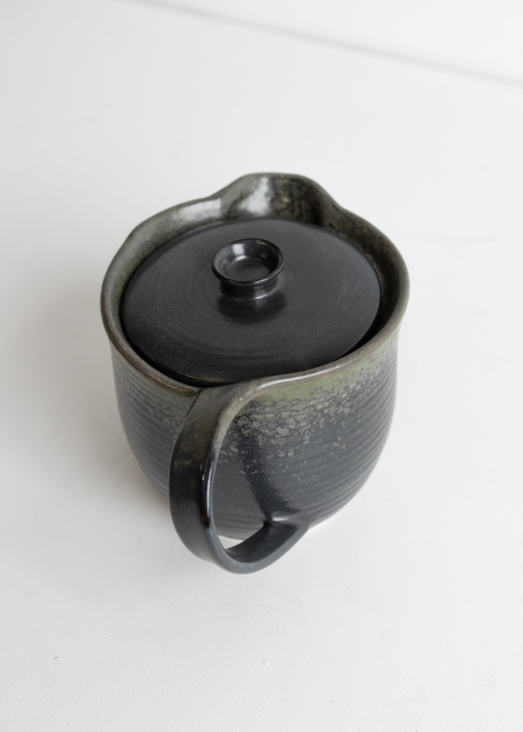 Glazed Stoneware Teapot