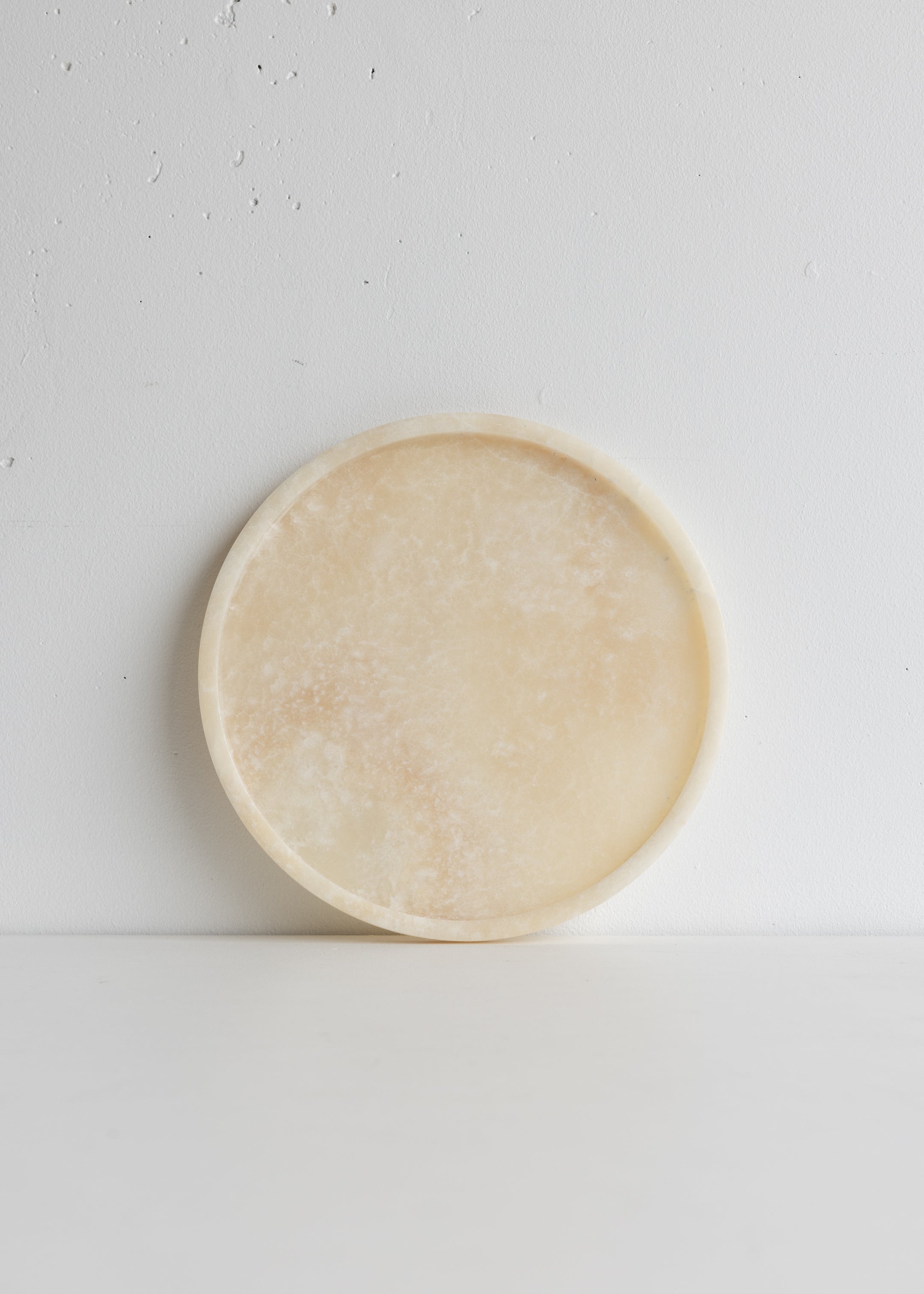 Onyx Round Tray/ Yellow