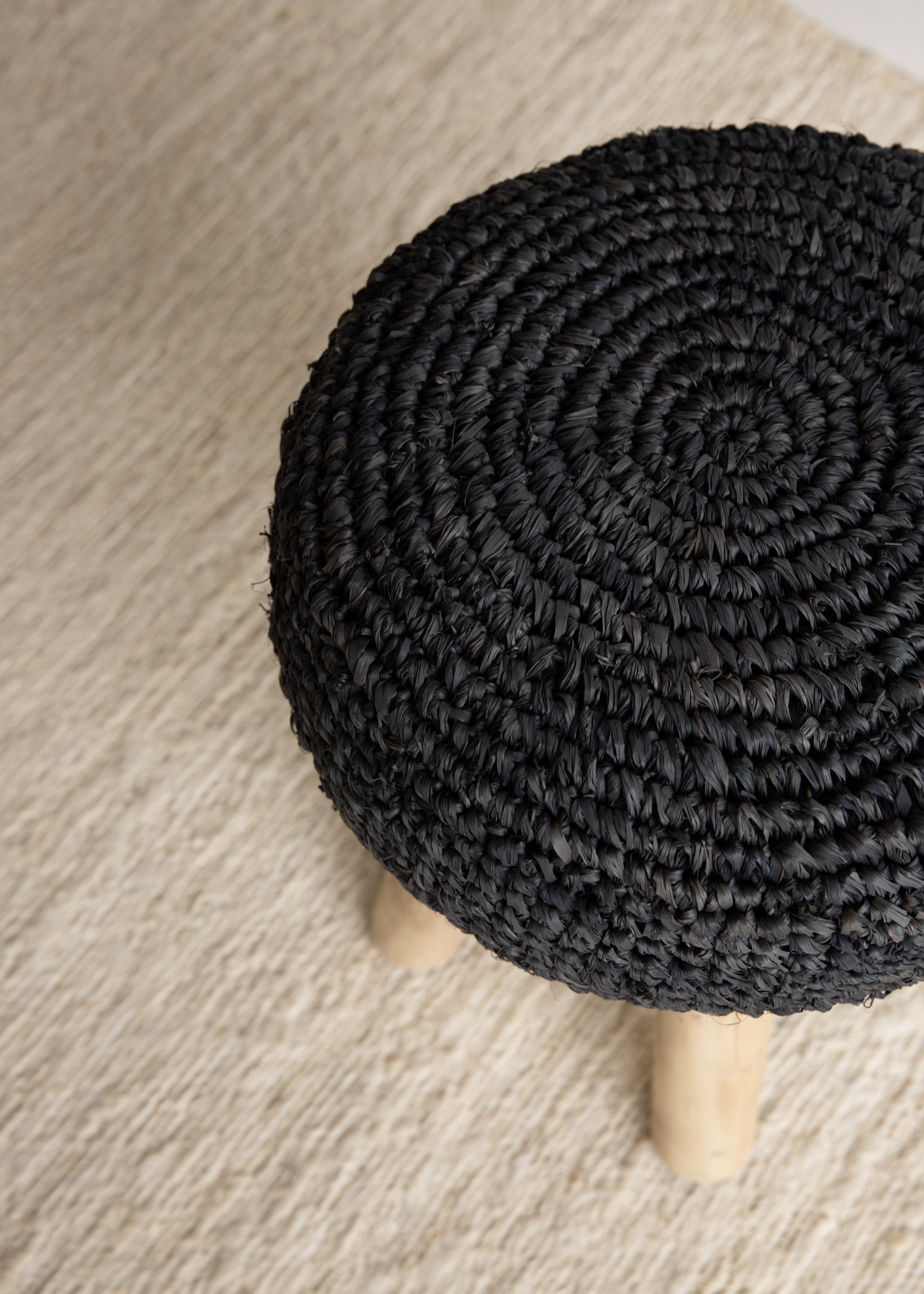 Sabi Low Stool / Charcoal