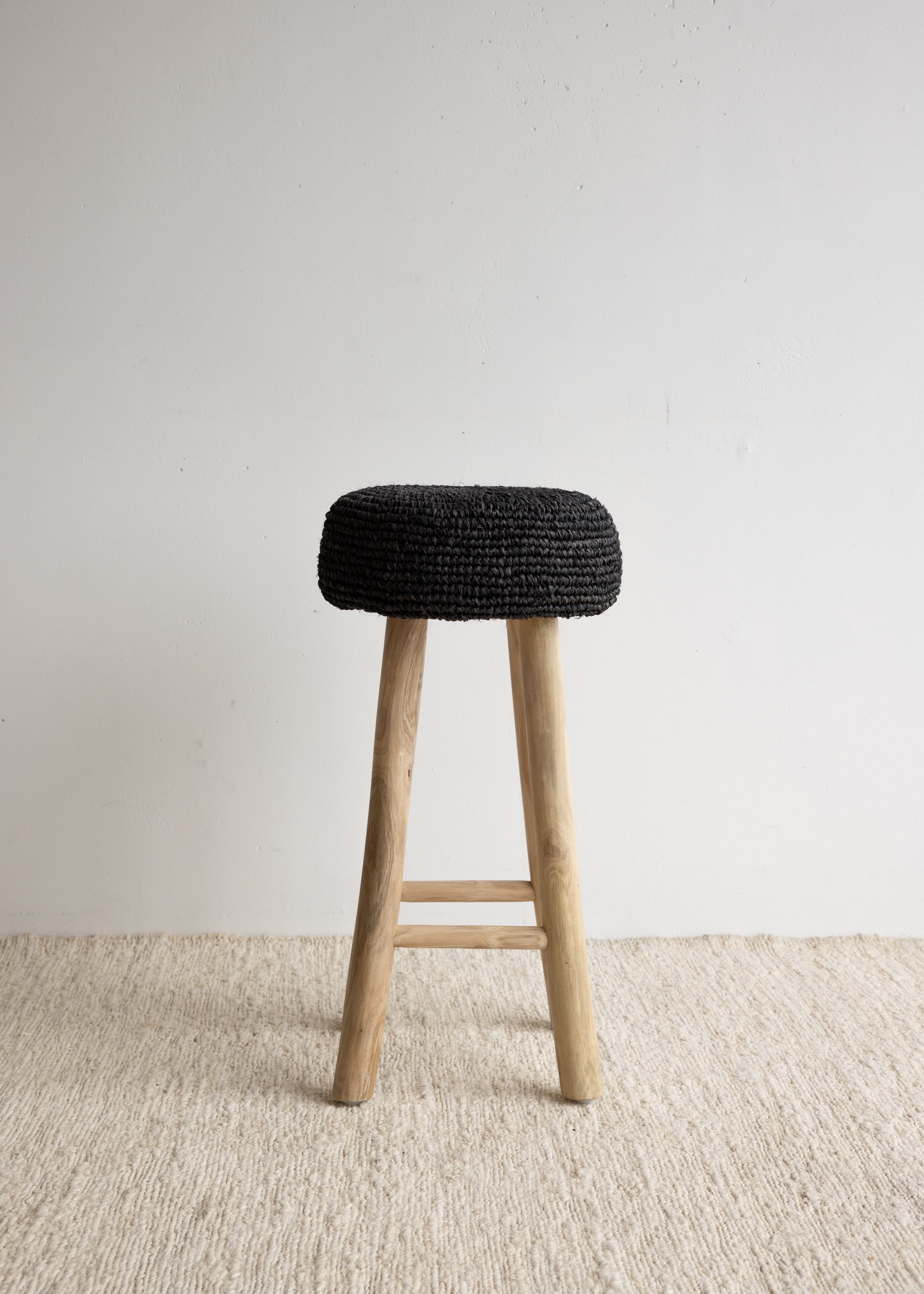 Sabi Bar Stool / Charcoal